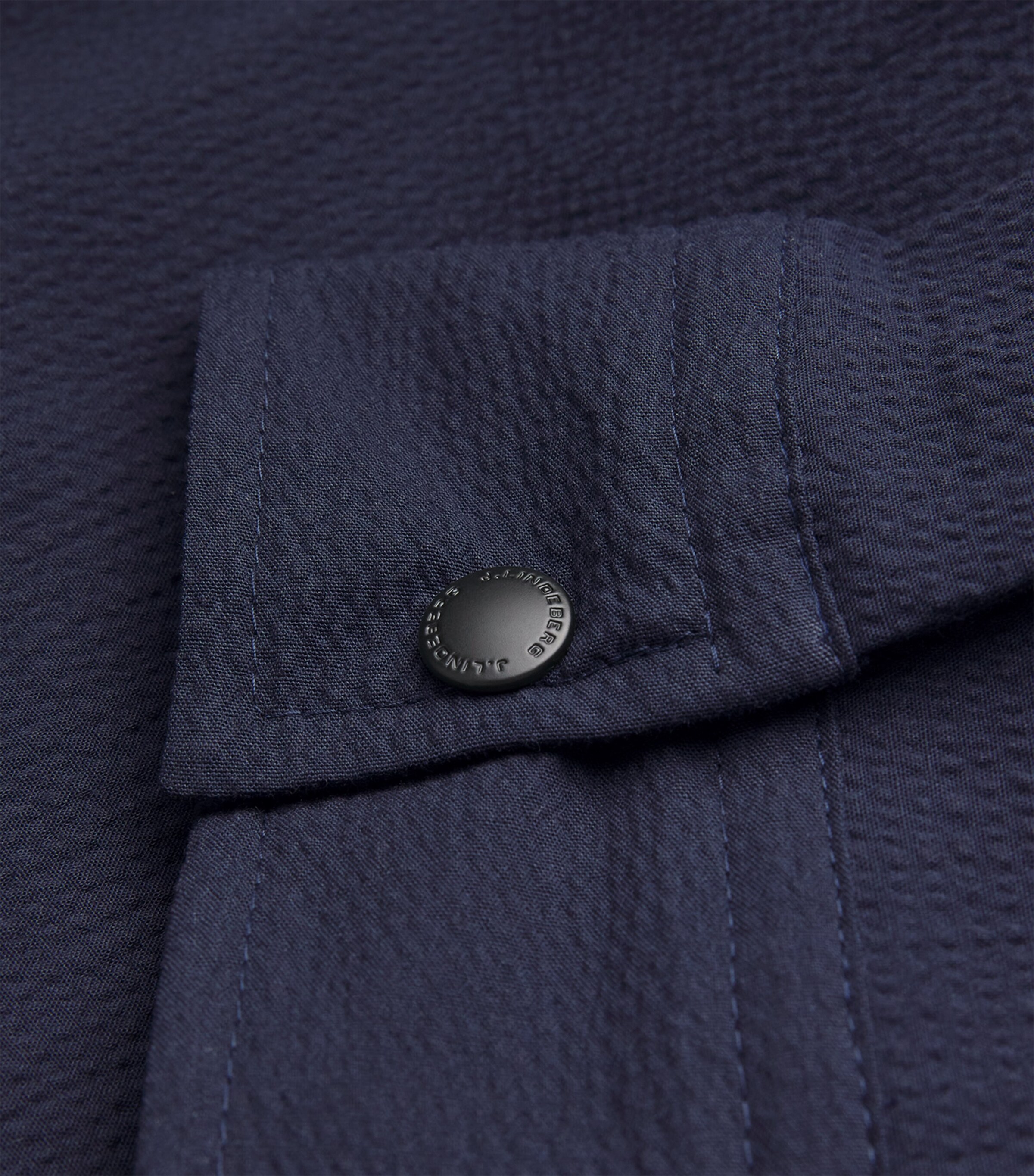 Seersucker Celian Overshirt JL NAVY-6855 Image 5