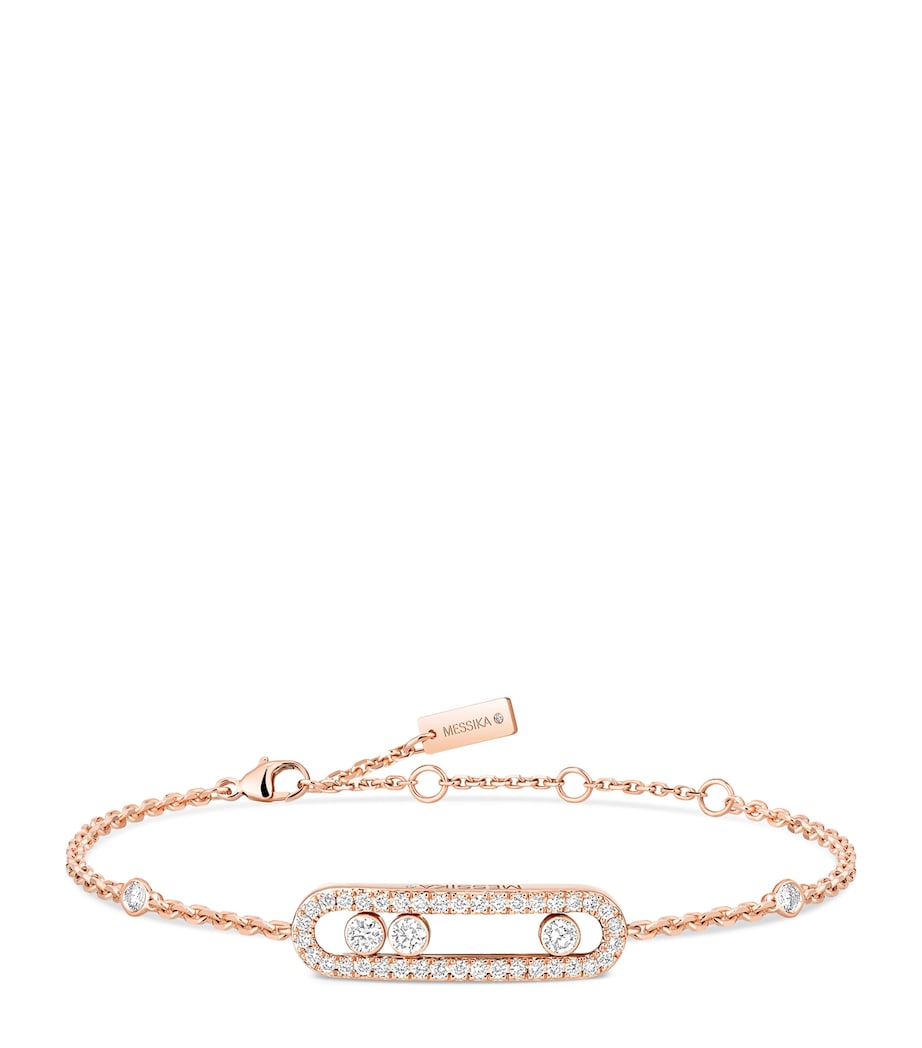 Messika Move Classique Pink Gold and Diamond Bracelet (0.29ct) Pink Gold Image 1