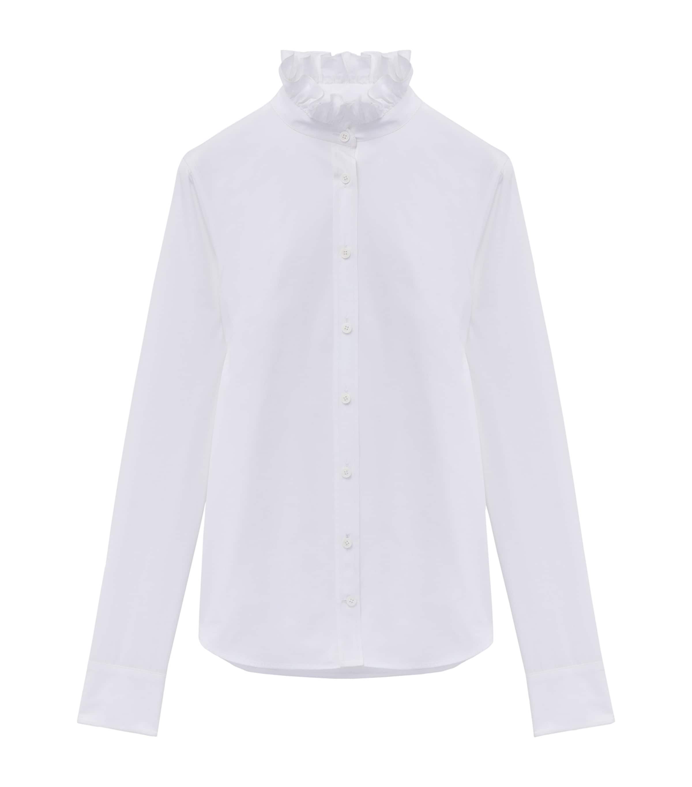 Cotton High-Neck Shirt 9000 Image 1
