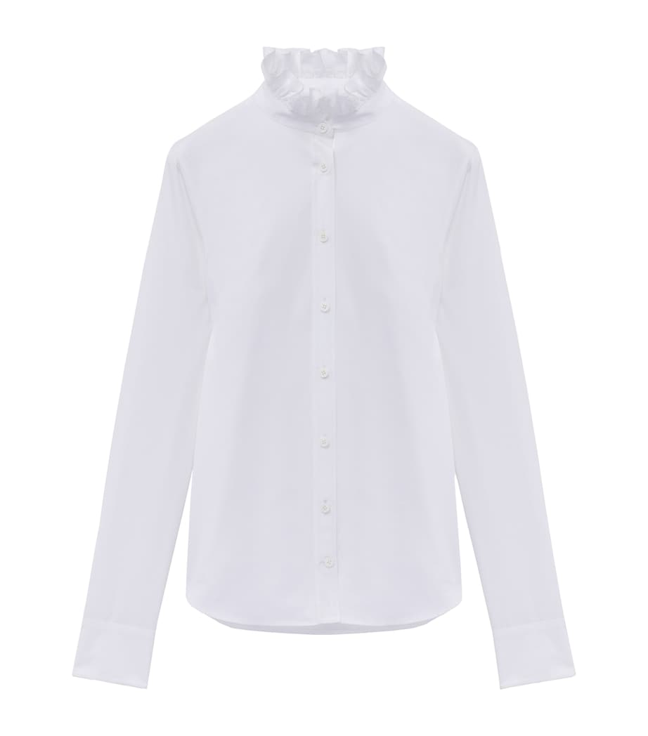 Cotton High-Neck Shirt 9000 Image 1