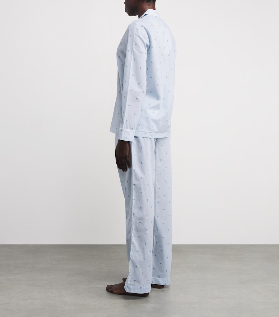 Cotton Nelson Pyjama Set 100 BLUE Image 3