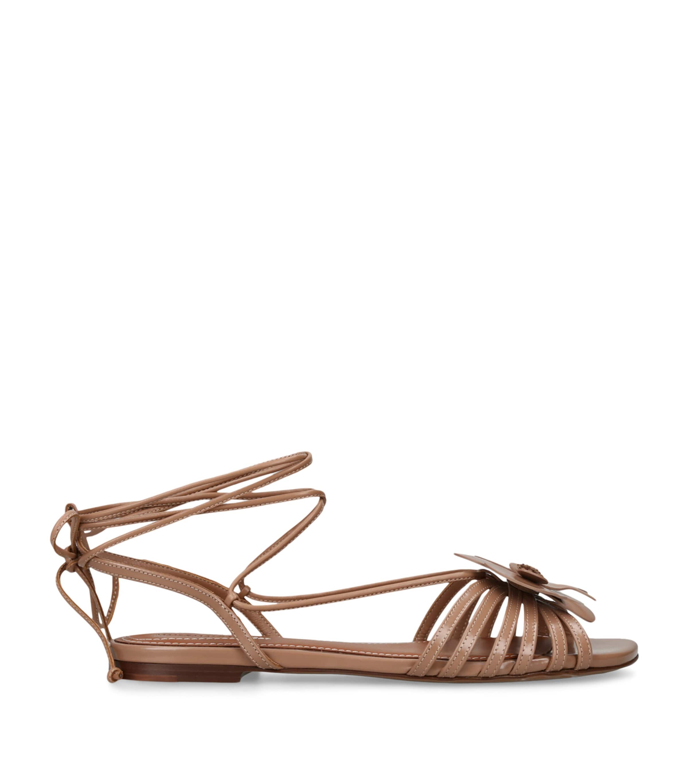 Zimmermann Leather Orchid Sandals Blush Image 1