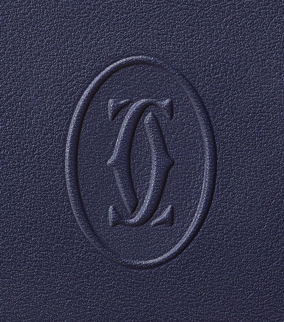 Cartier Leather Must Card Holder Blue Image 5