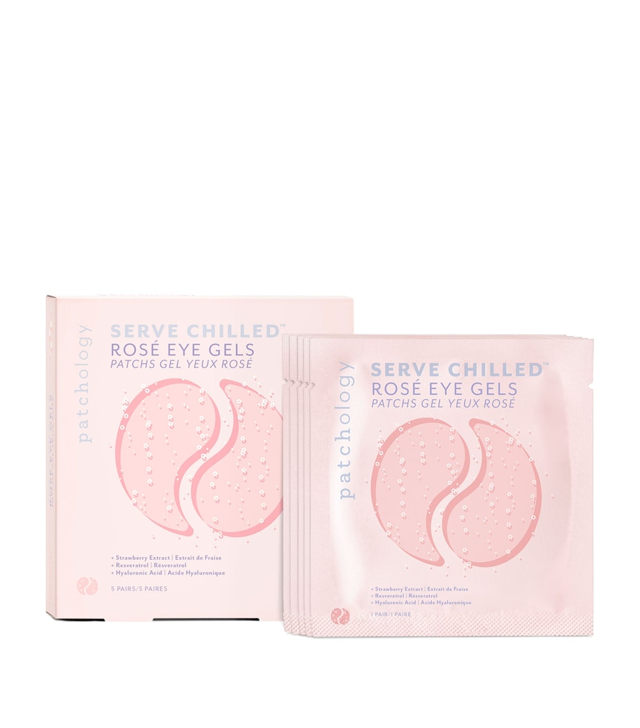 Serve Chilled Rosé Eye Gels (5 Pack) NO COLOUR Image 3