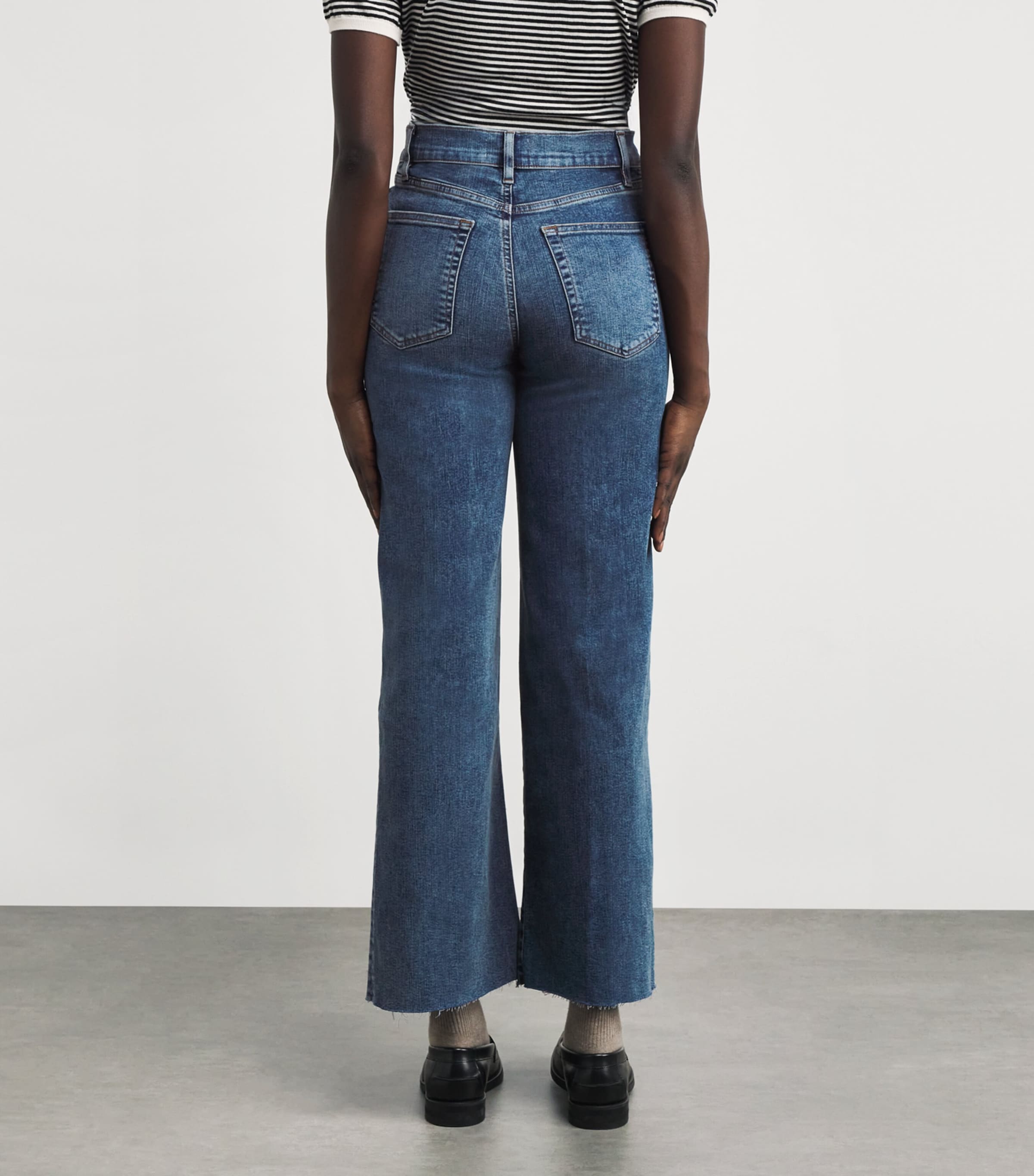 Le Slim Palazzo Wide-Leg Jeans CANALS RAW AFTER Image 4