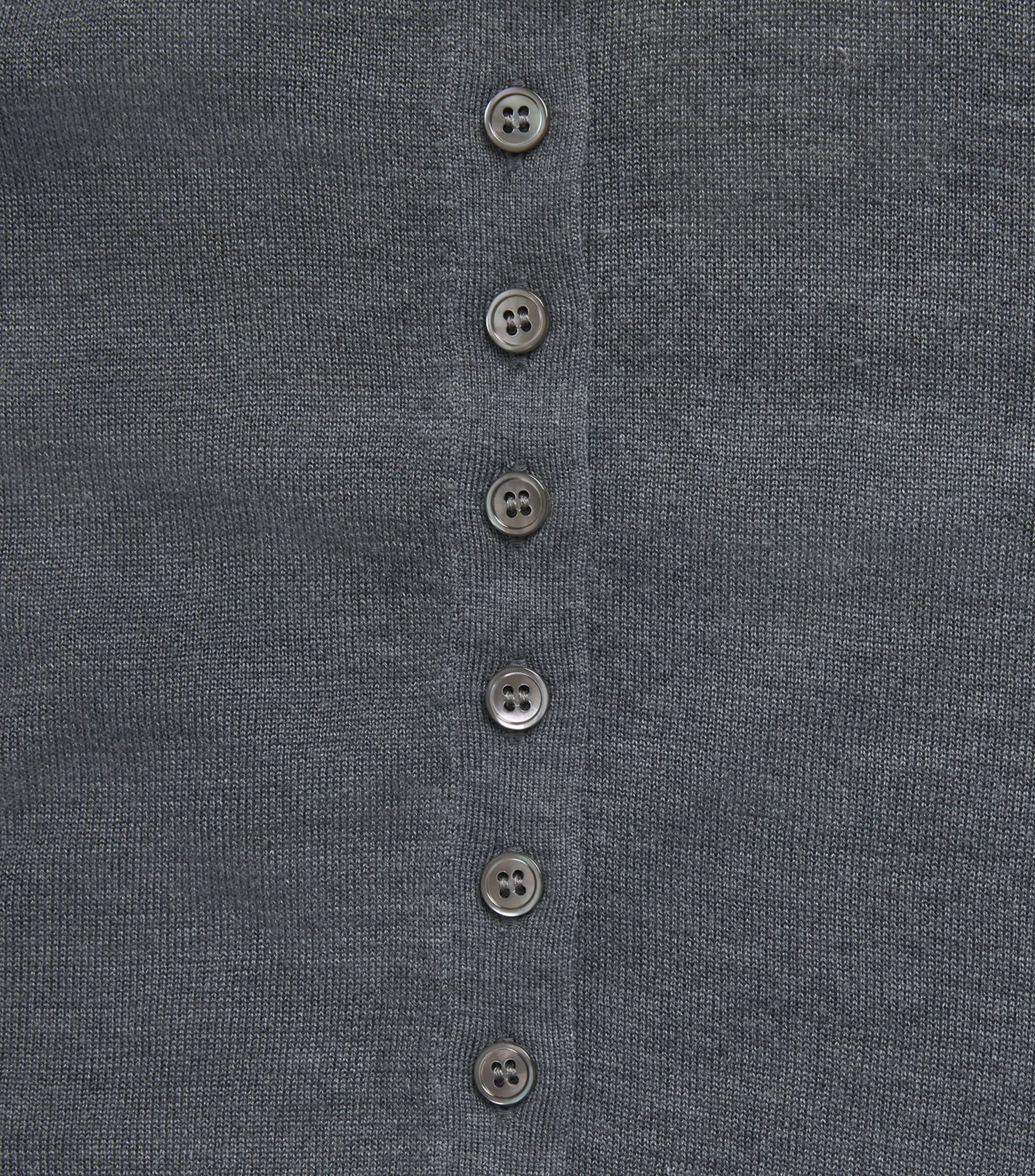 Almada Label Womens Wool-Silk-Cashmere Hayla Cardigan Grey Image 6