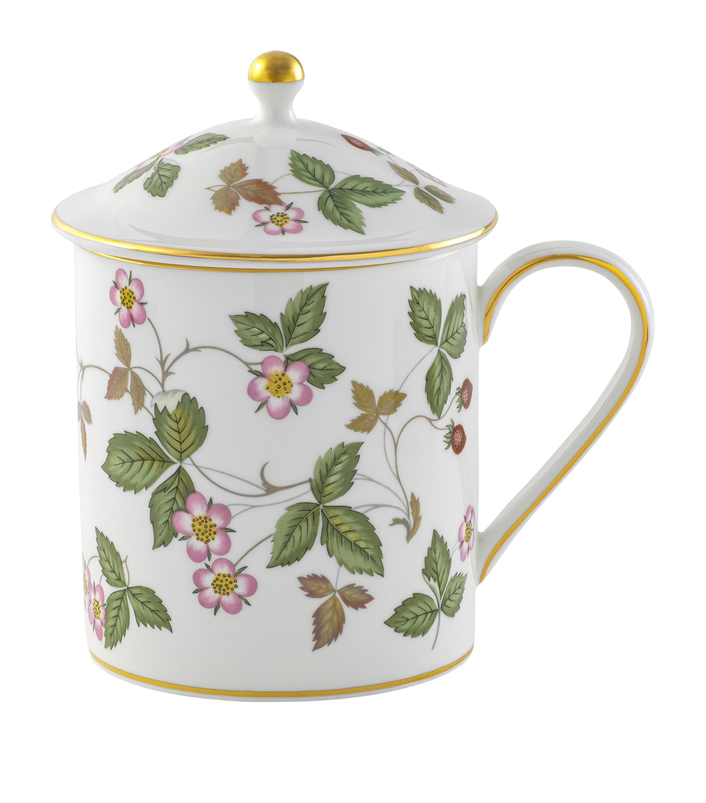 Wedgwood Wild Strawberry Mug and Cover | Dining | Tableware | Tea Cups & Saucers | Designers | Wedgwood