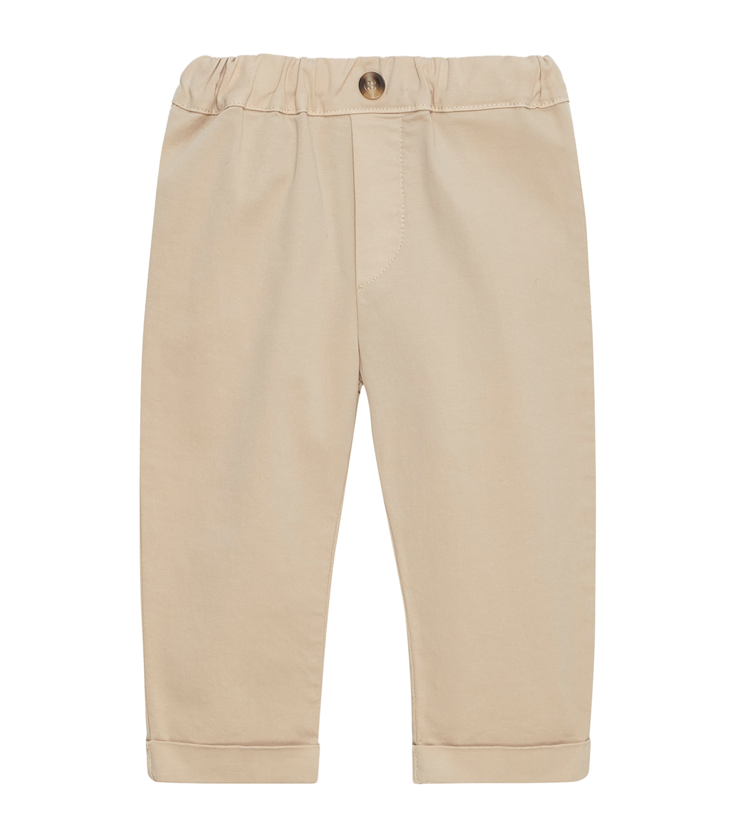 Trotters Stretch-cotton Jacob Trousers In Beige
