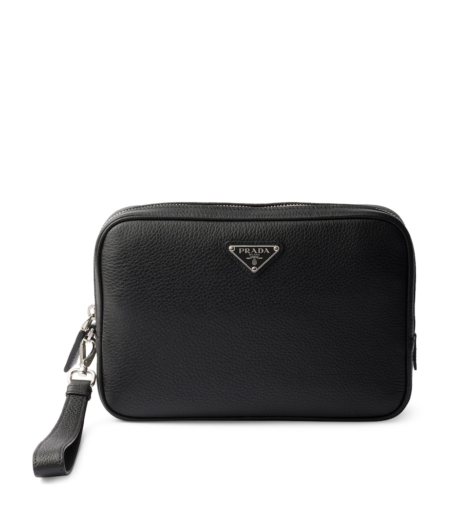 Pebbled Leather Pouch F0002 Image 1