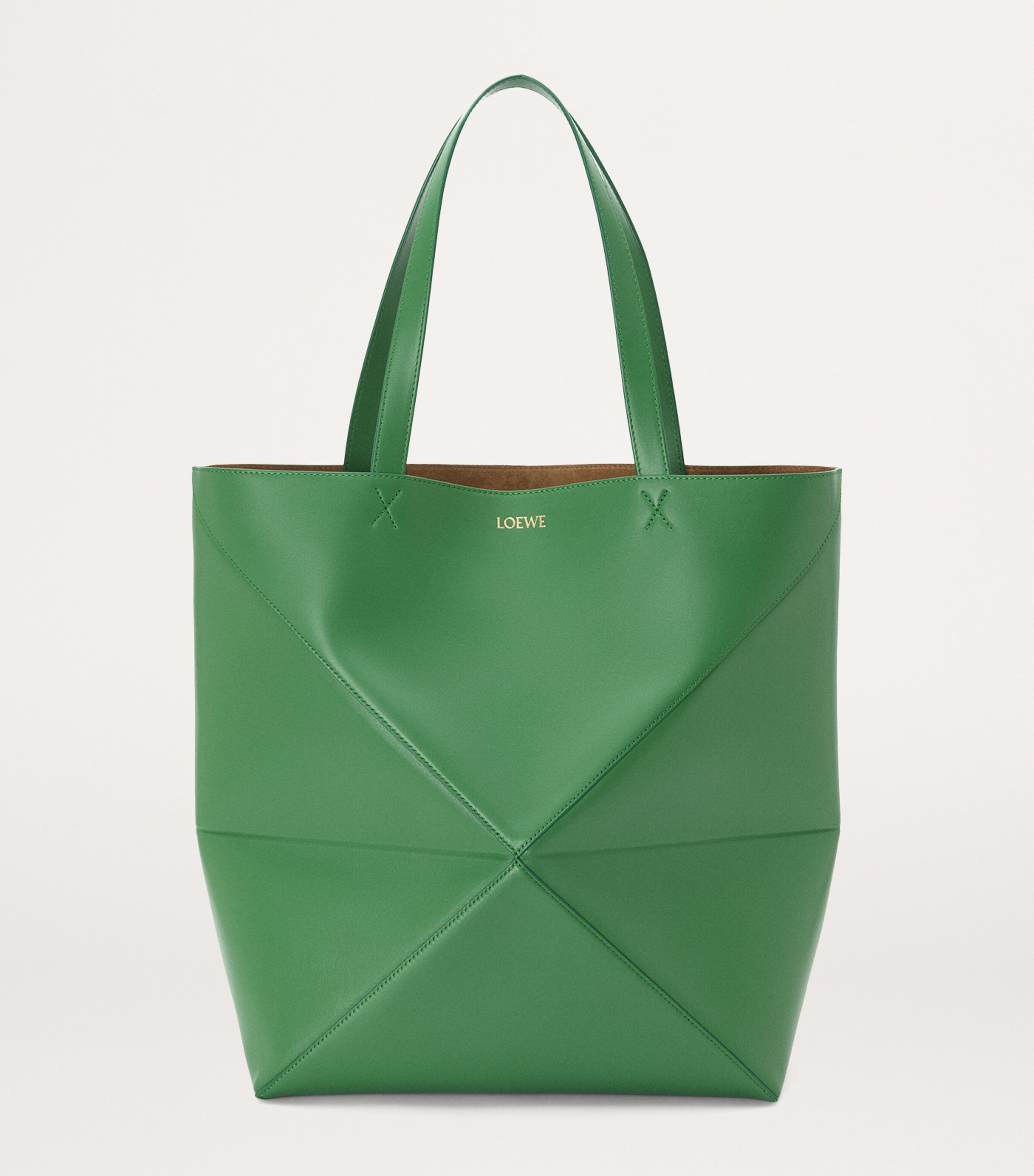 LOEWE Green Extra Large Leather Puzzle Fold Tote Bag | Harrods US
