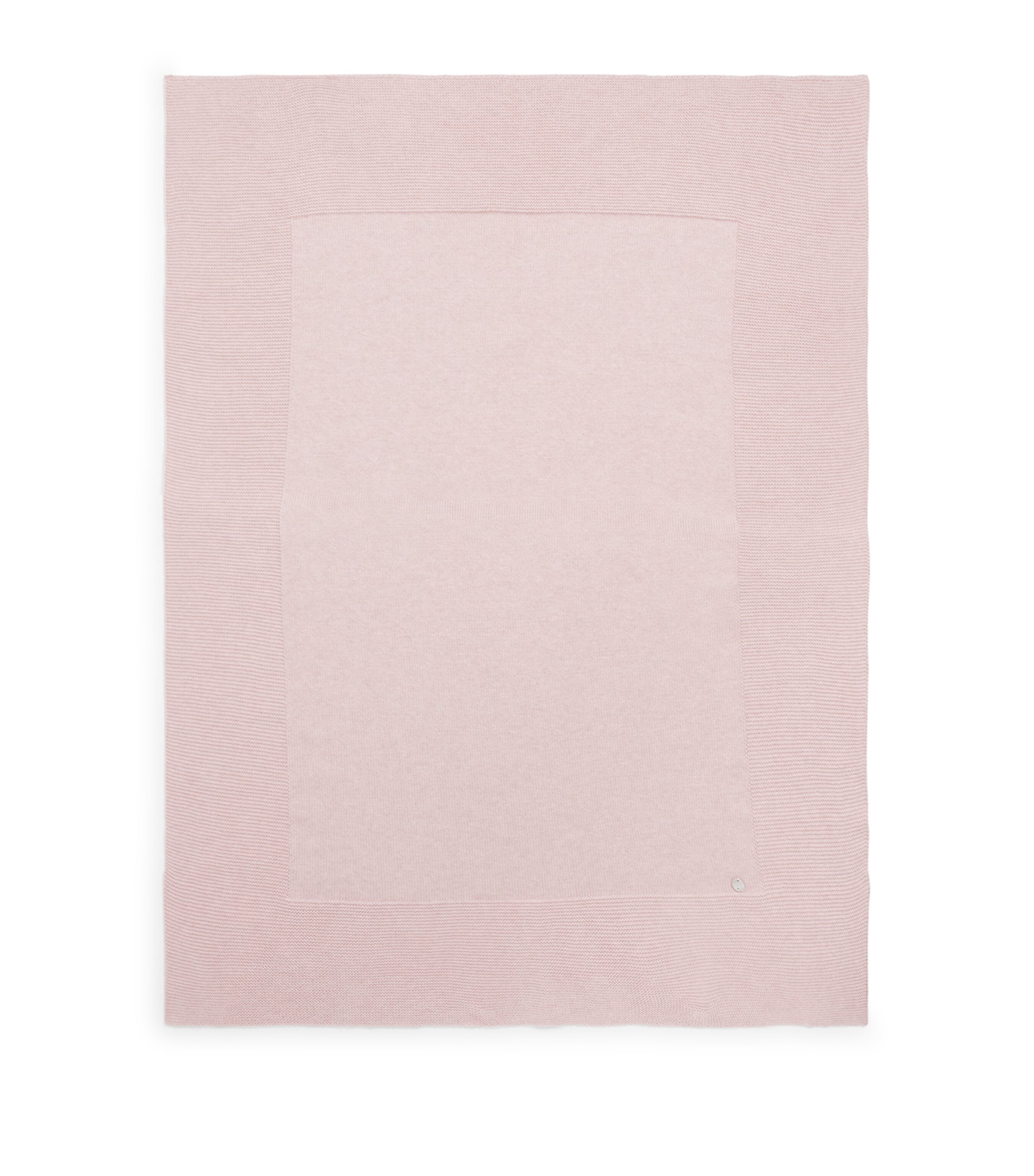 Paz Rodriguez Knitted Blanket (73cm x 98cm) Powder Pink Image 1