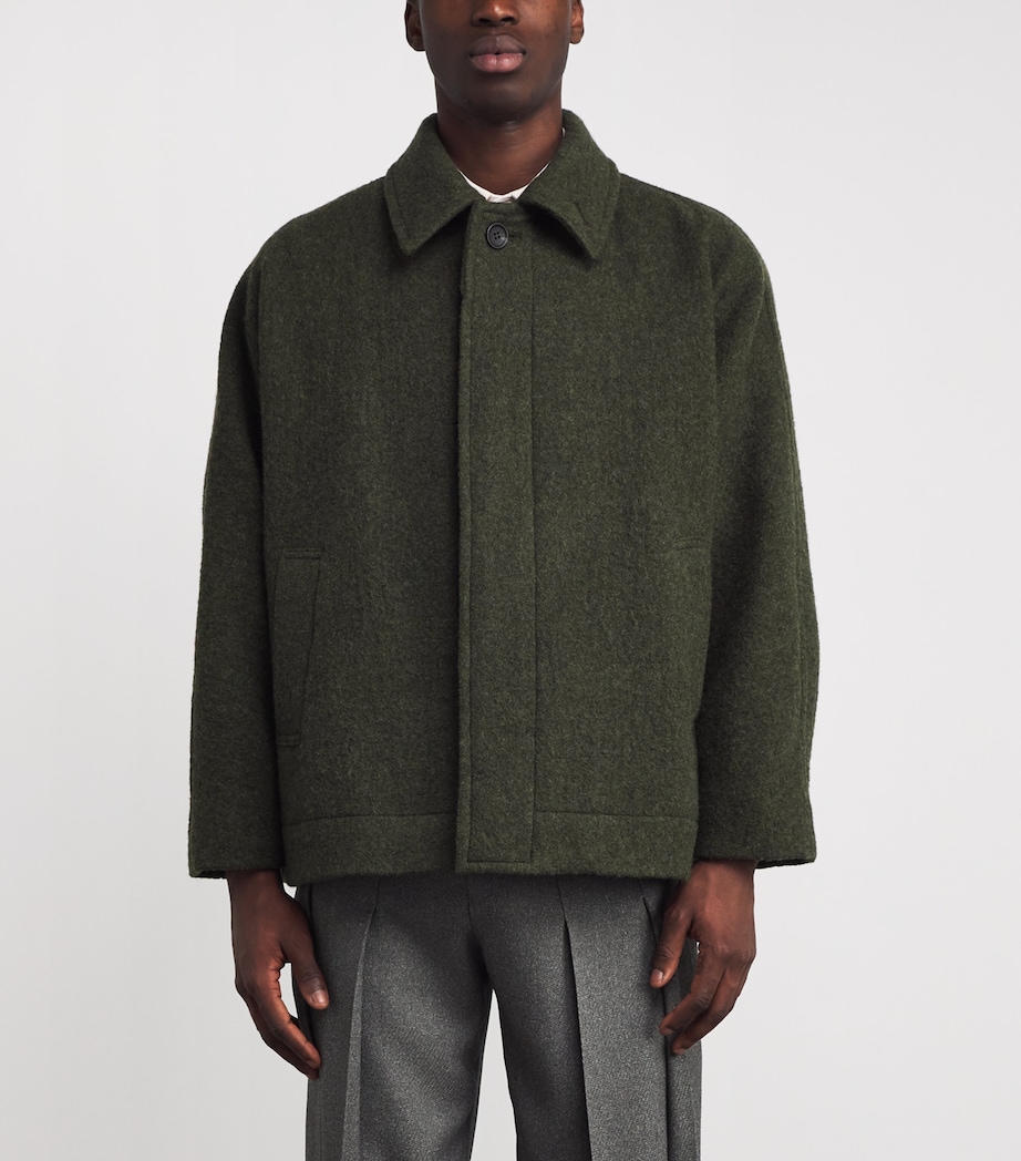 Fuller Wool Jacket 63-DARK GREEN Image 3
