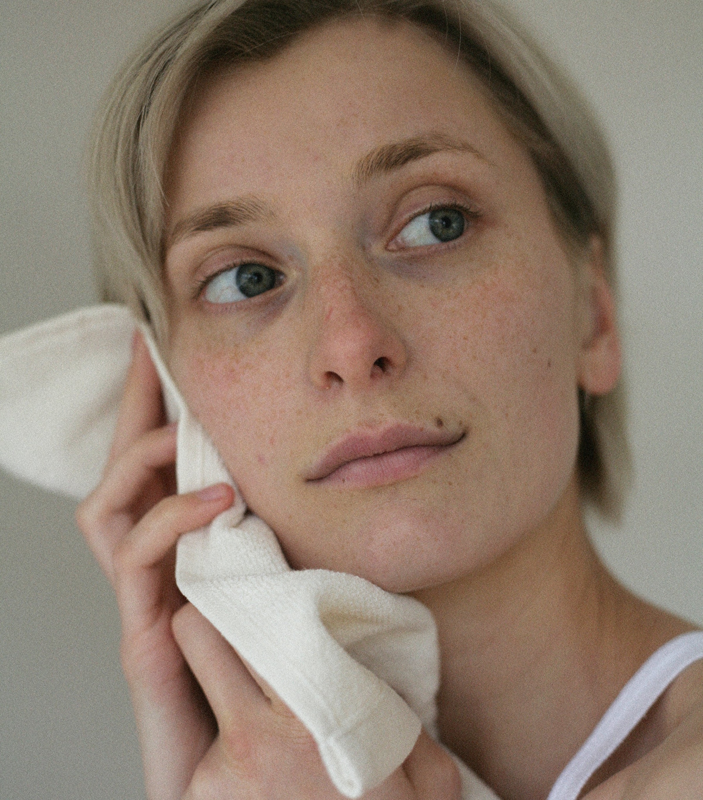 Agnes Face Cloth (30cm x 30cm) IVORY Image 3