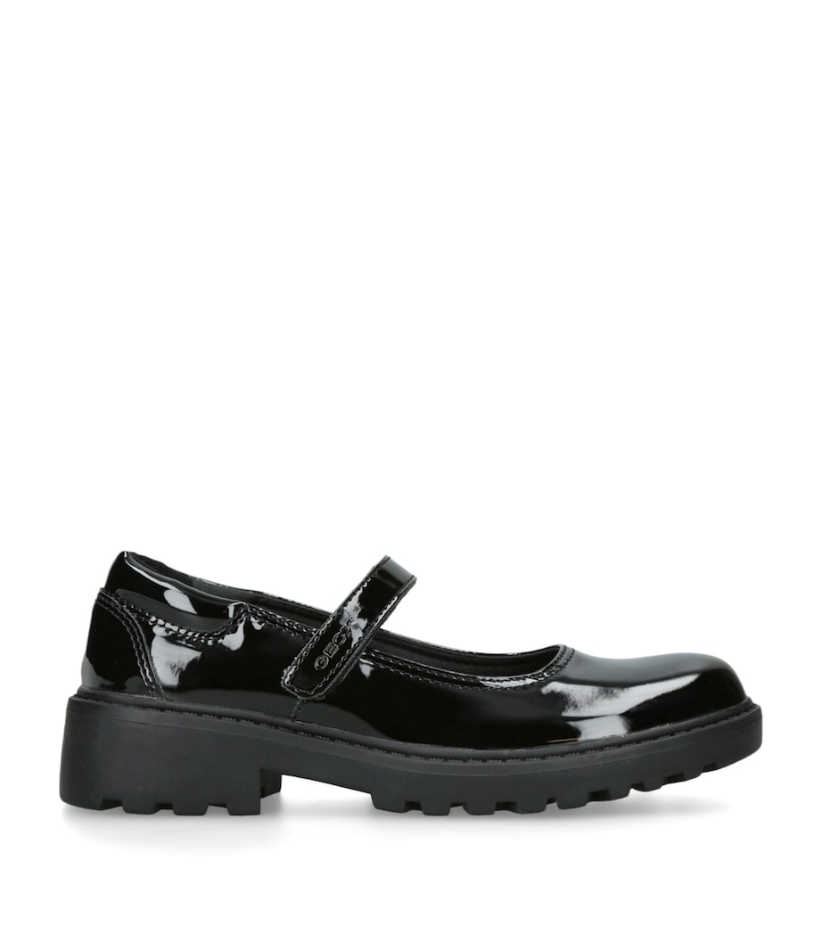 Faux Leather Casey Mary Janes BLACK Image 1