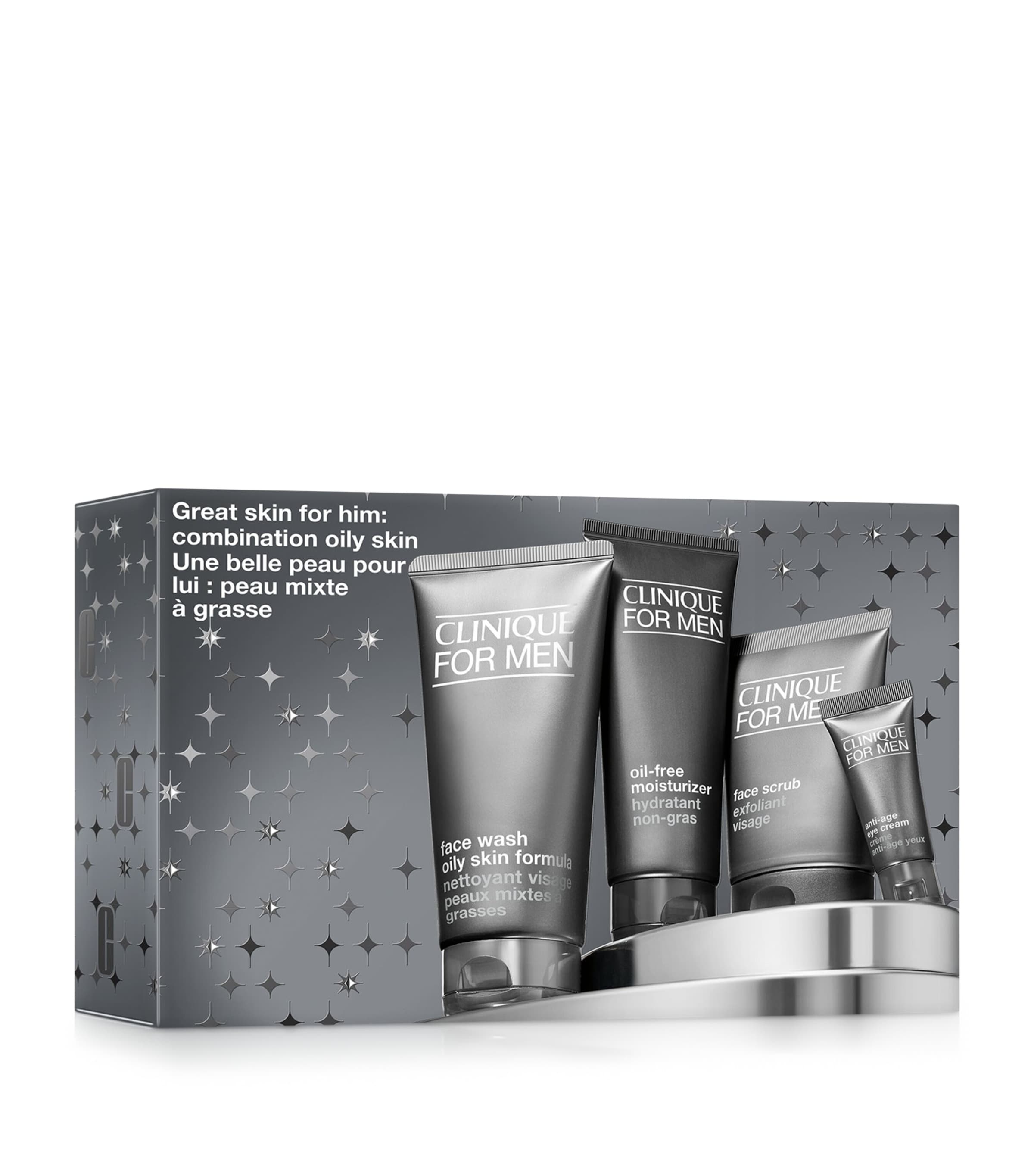Clinique Great For Him:  For Men Oily Skin Gift Set