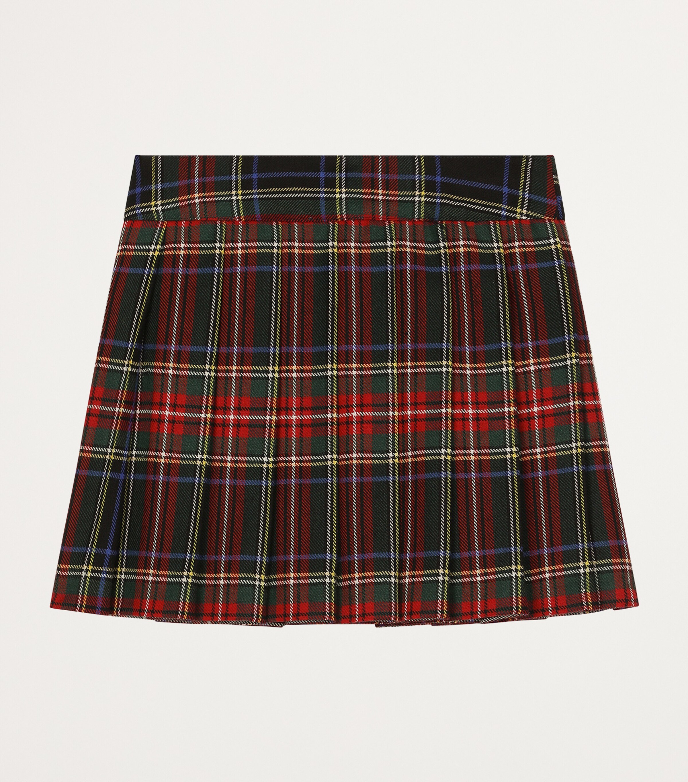 Dolce&Gabbana Kids Tartan Pleated Mini Skirt (8-12+ Years) Check Tartan Image 2