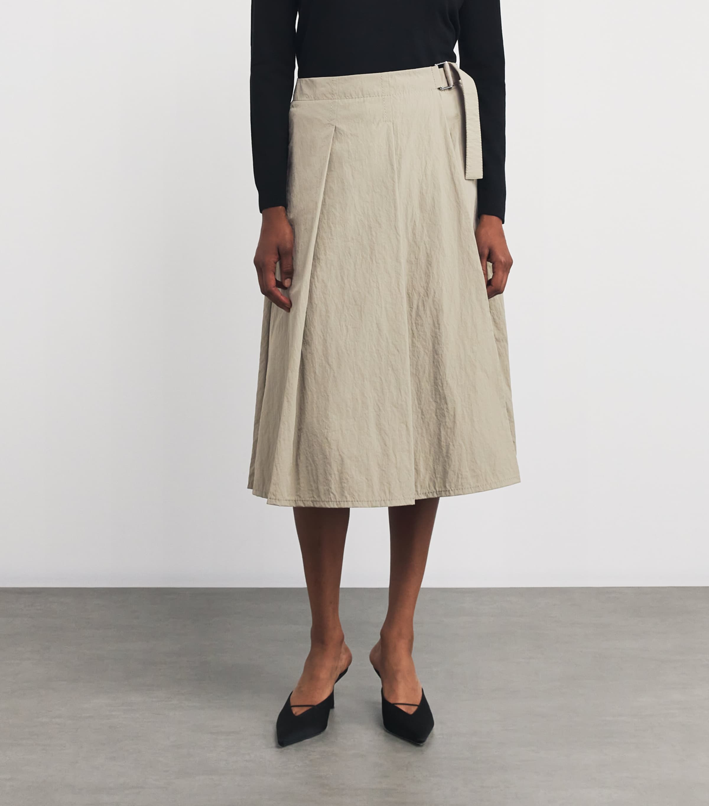 Midi Wrap Skirt SAGE Image 3