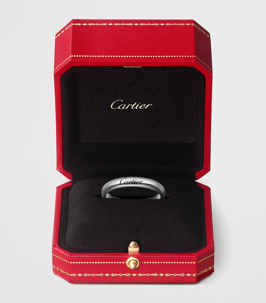 Cartier Platinum C de Cartier Wedding Band (3mm) Platinum Image 3