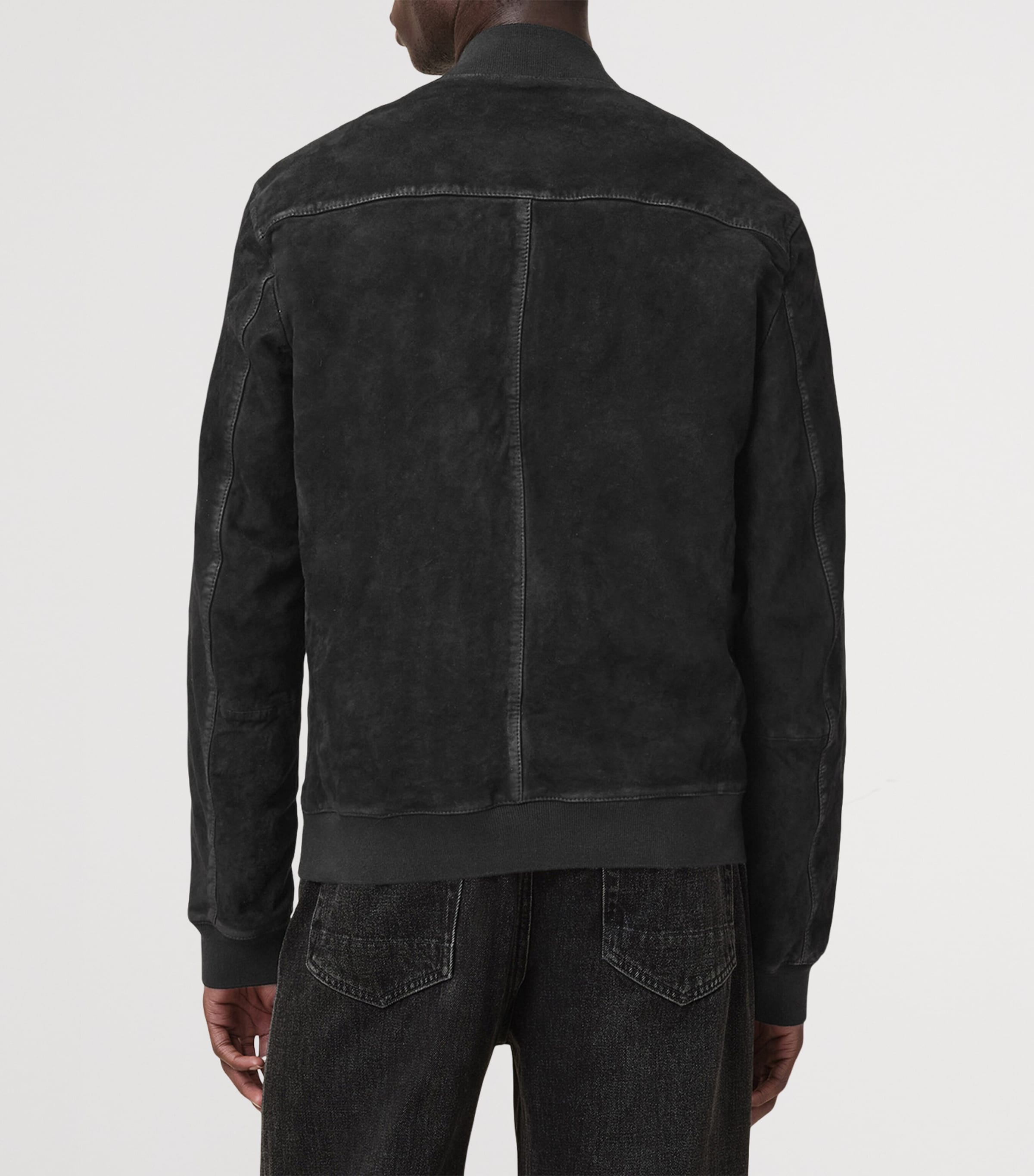Suede Kemble Bomber Jacket BLACK Image 5