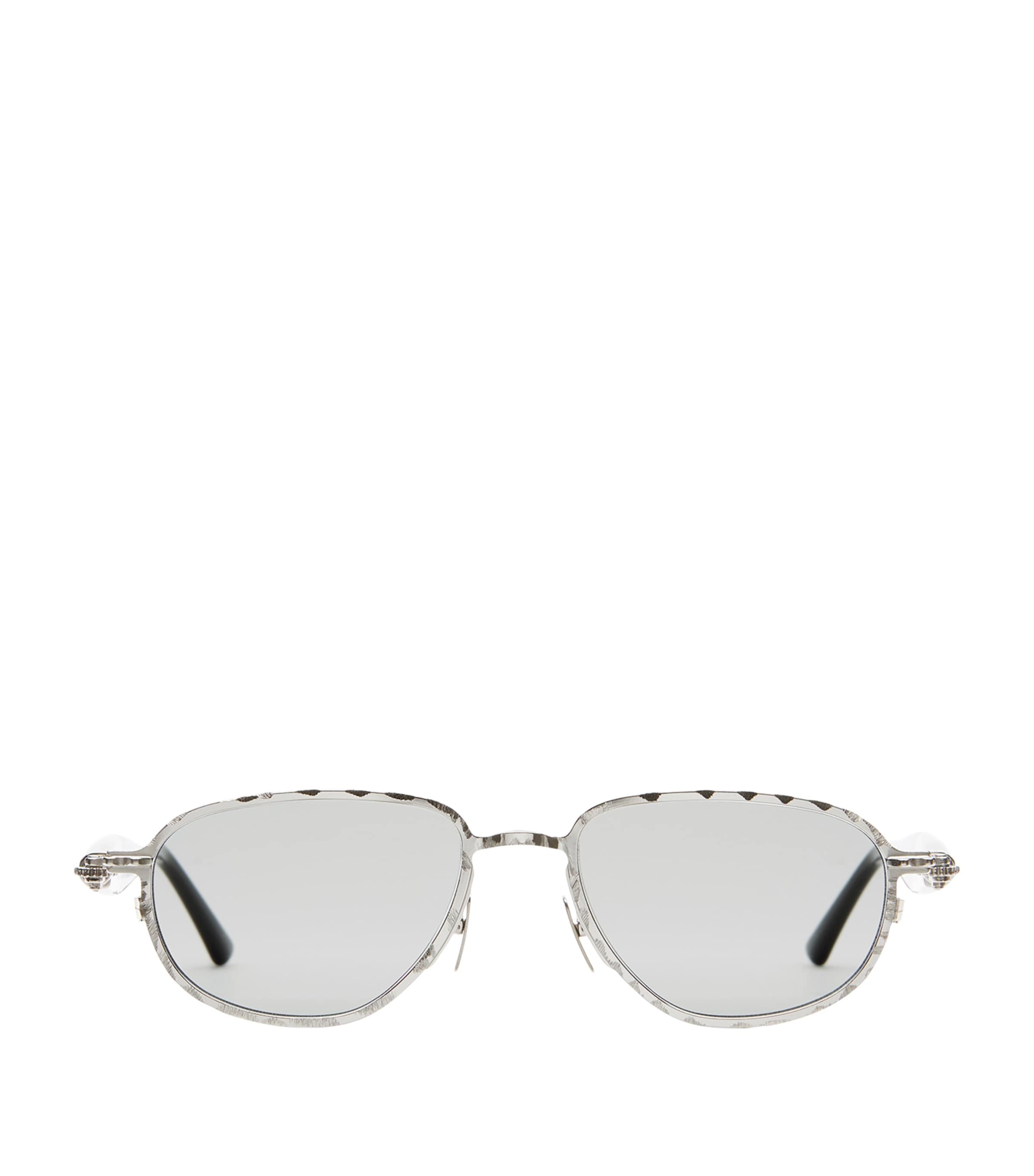 Kuboraum Metal-Acetate Mask J71 Sunglasses Light Grey Image 1