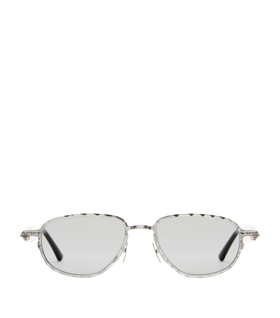 Kuboraum Metal-Acetate Mask J71 Sunglasses Light Grey Image 1