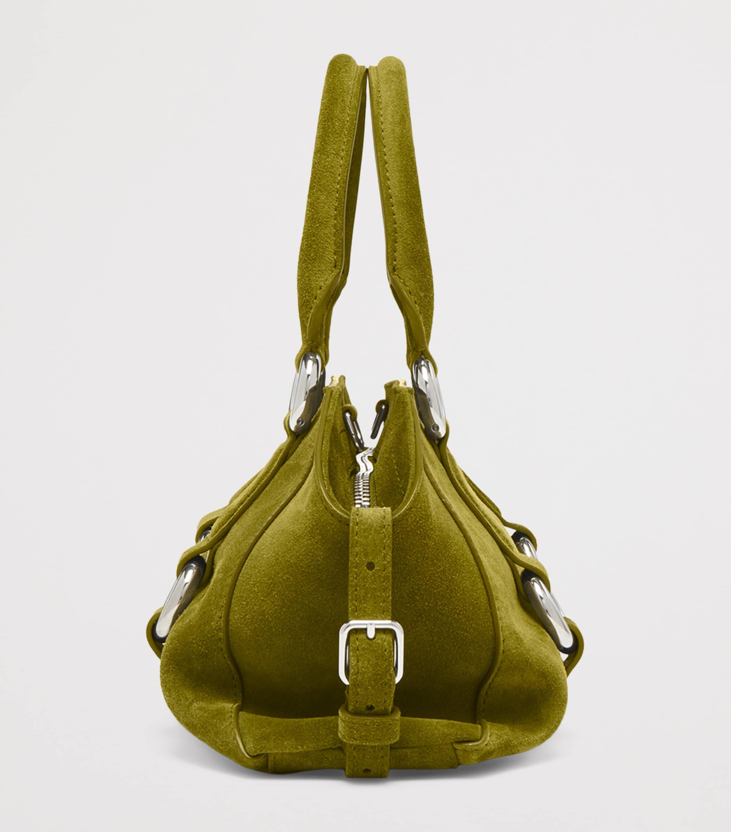 Small Suede Farringdon Top-Handle Bag 3311 Image 4