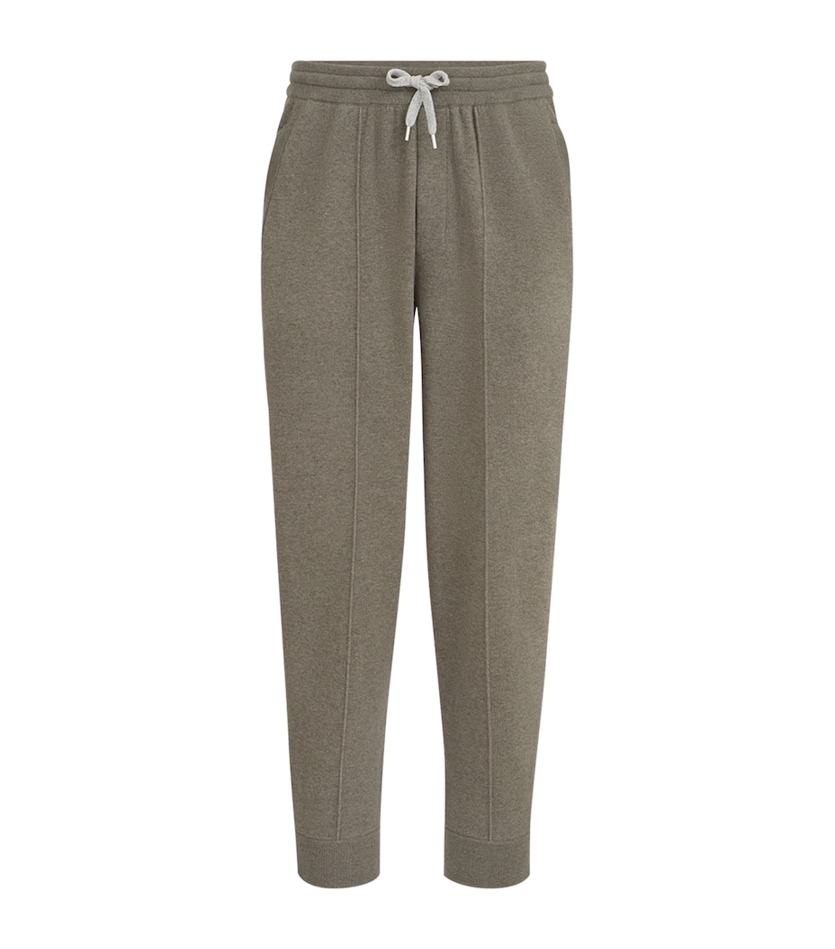 Brunello Cucinelli Mens Cashmere-Blend Double-Knit Sweatpants Image 1