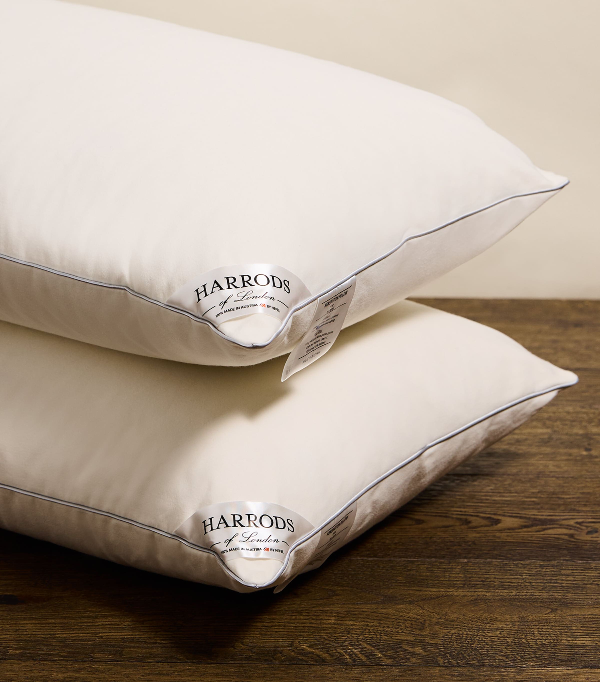 Kensington Down-Filled Pillow (50cm x 90cm) WHITE Image 3