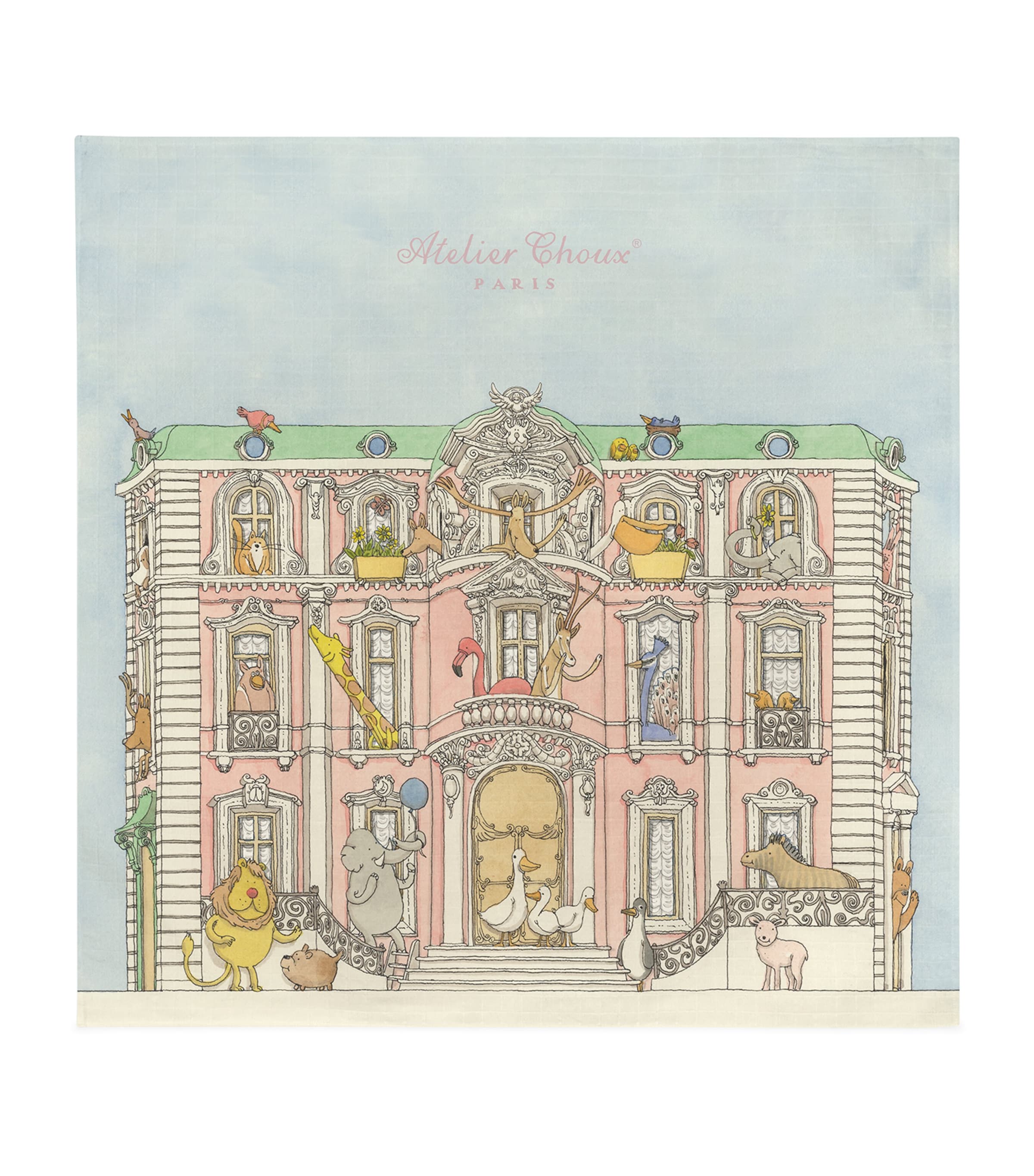 Atelier Choux Cotton Monceau Mansion Swaddle