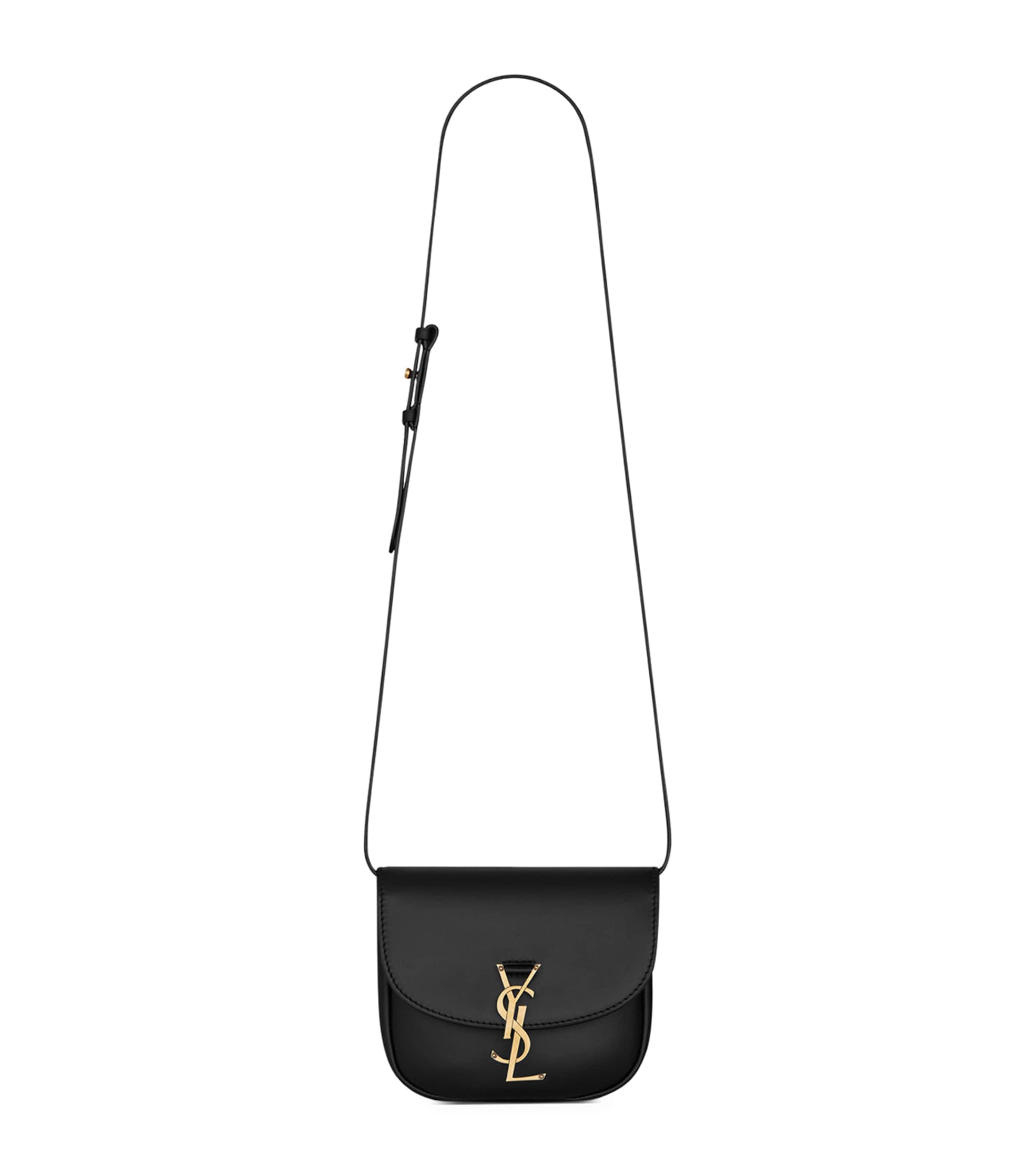 Saint Laurent Kaia Satchel In Black