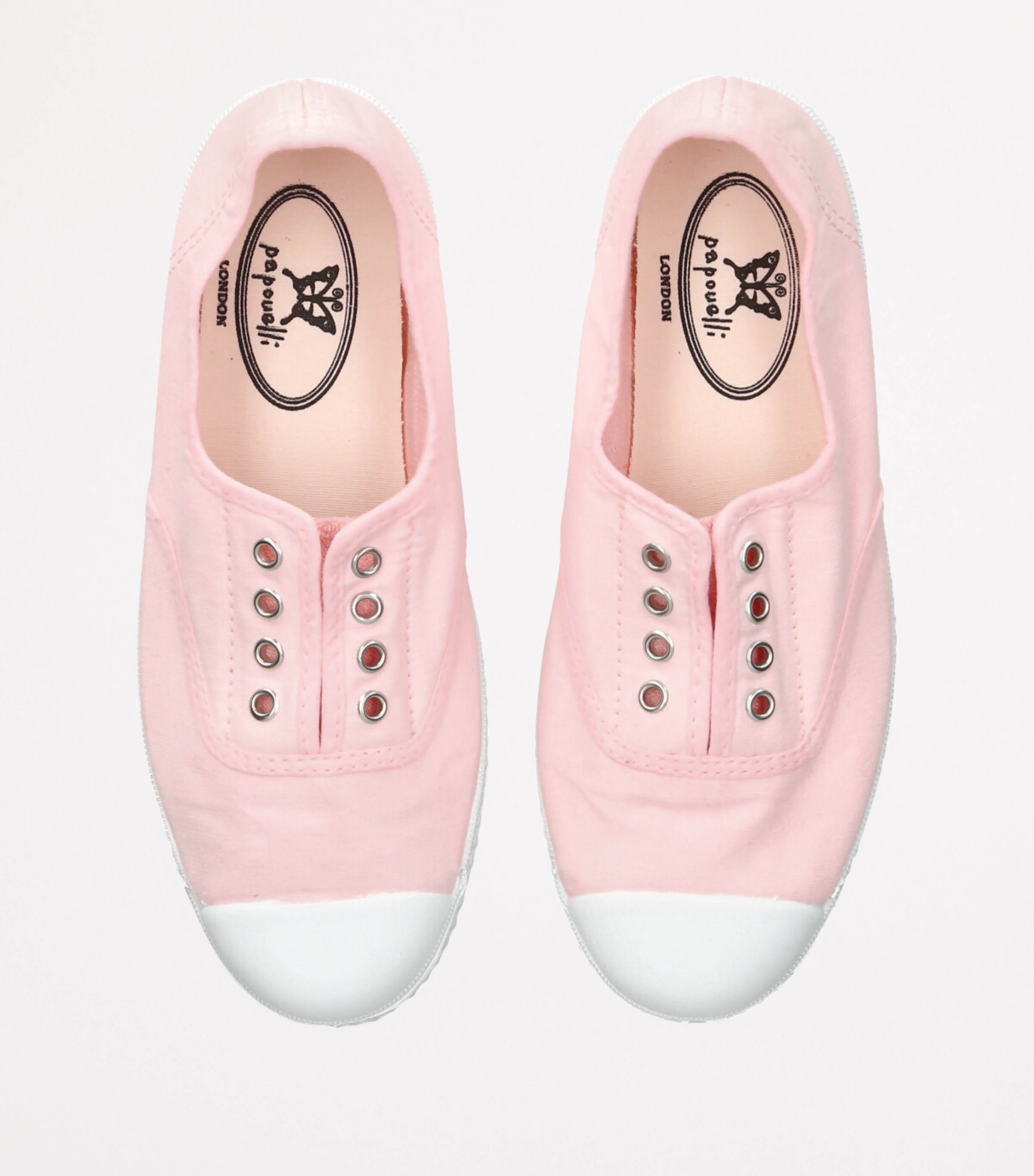 papouelli Organic Canvas Darcie Sneakers Pale Pink Image 4