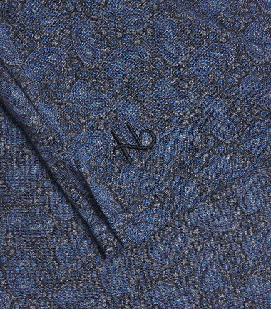 Jersey Printed Contrast T-Shirt HENRY NAVY/MID GREY Image 5