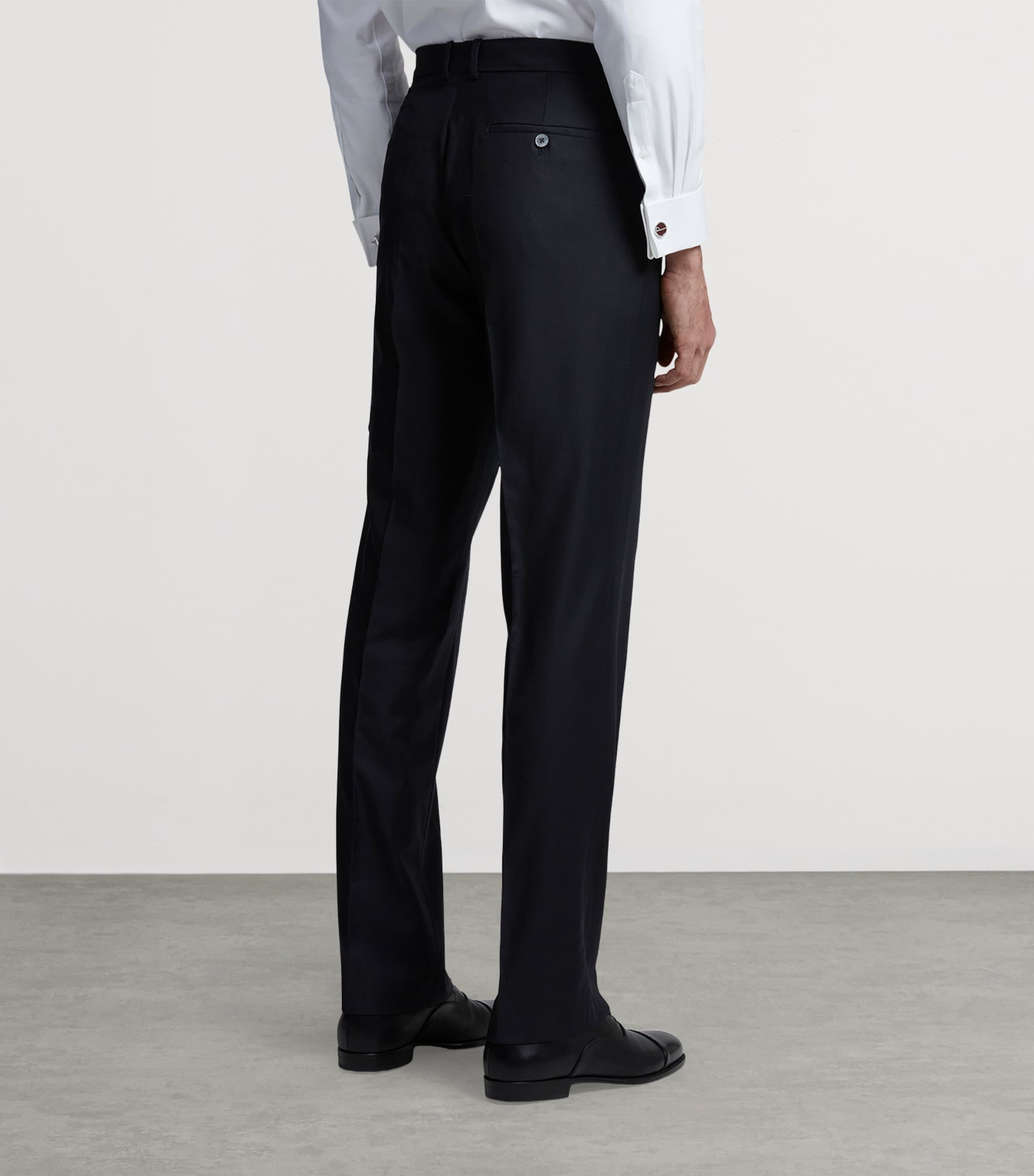 Wool Belgravia Trousers 410NAVY Image 4