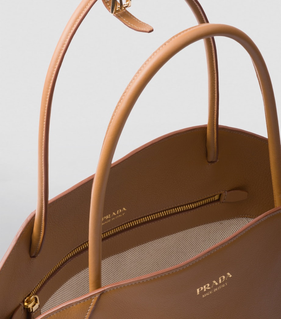 Large Leather Tote Bag F03BH Image 9