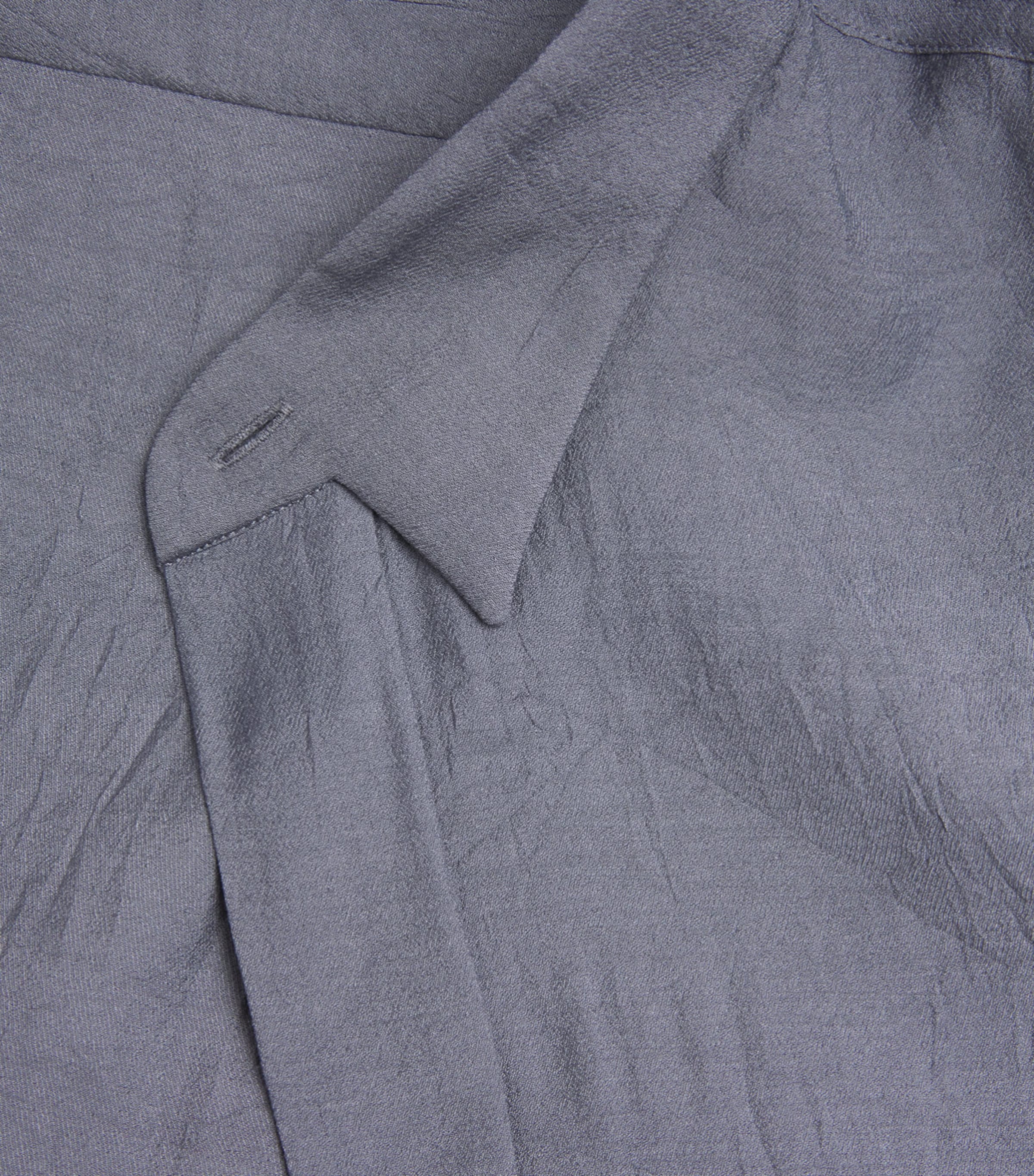 System Mens Hidden Button Shirt Cool Grey Image 6