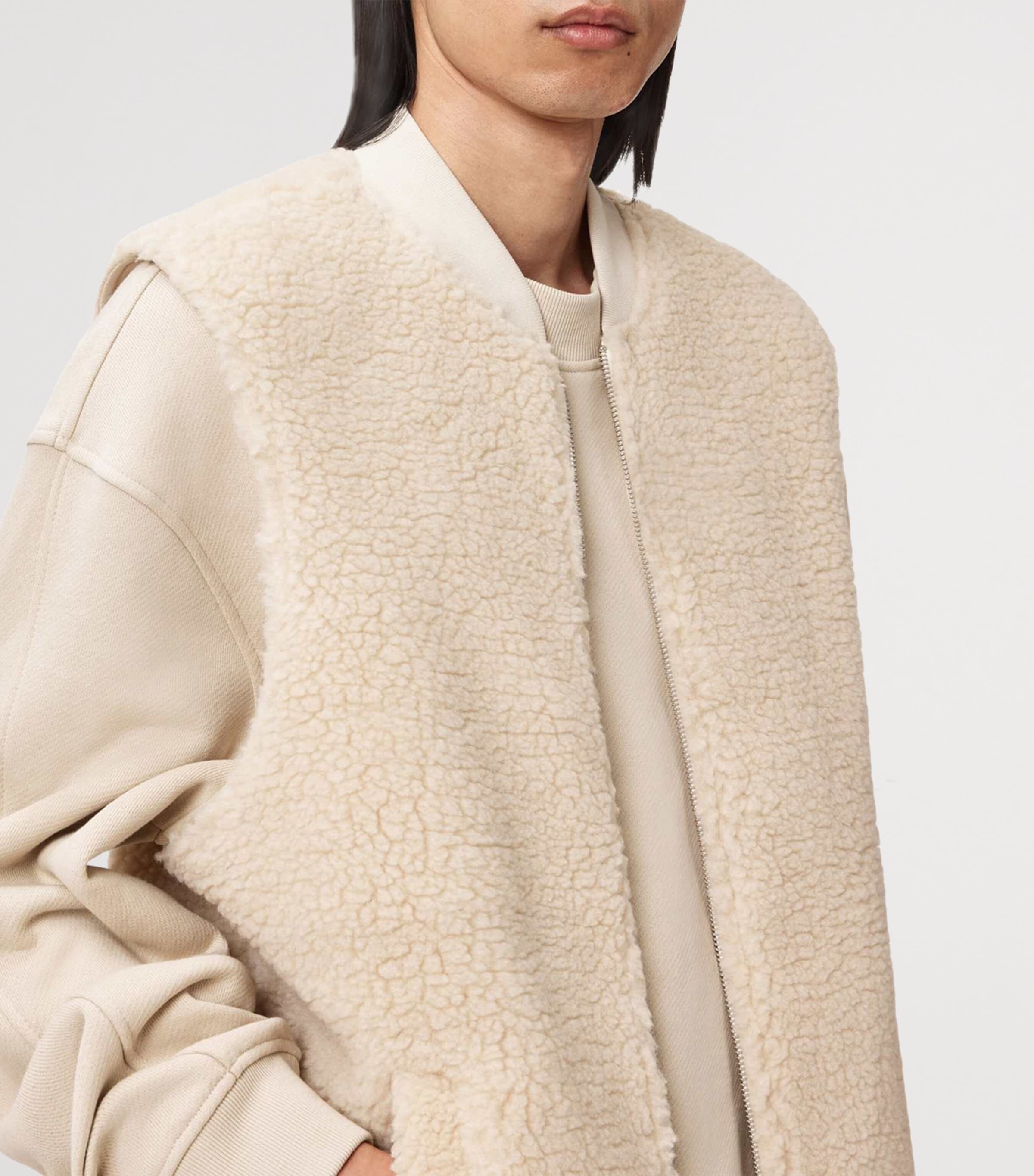 Sherpa Otis Gilet BONE WHITE Image 6