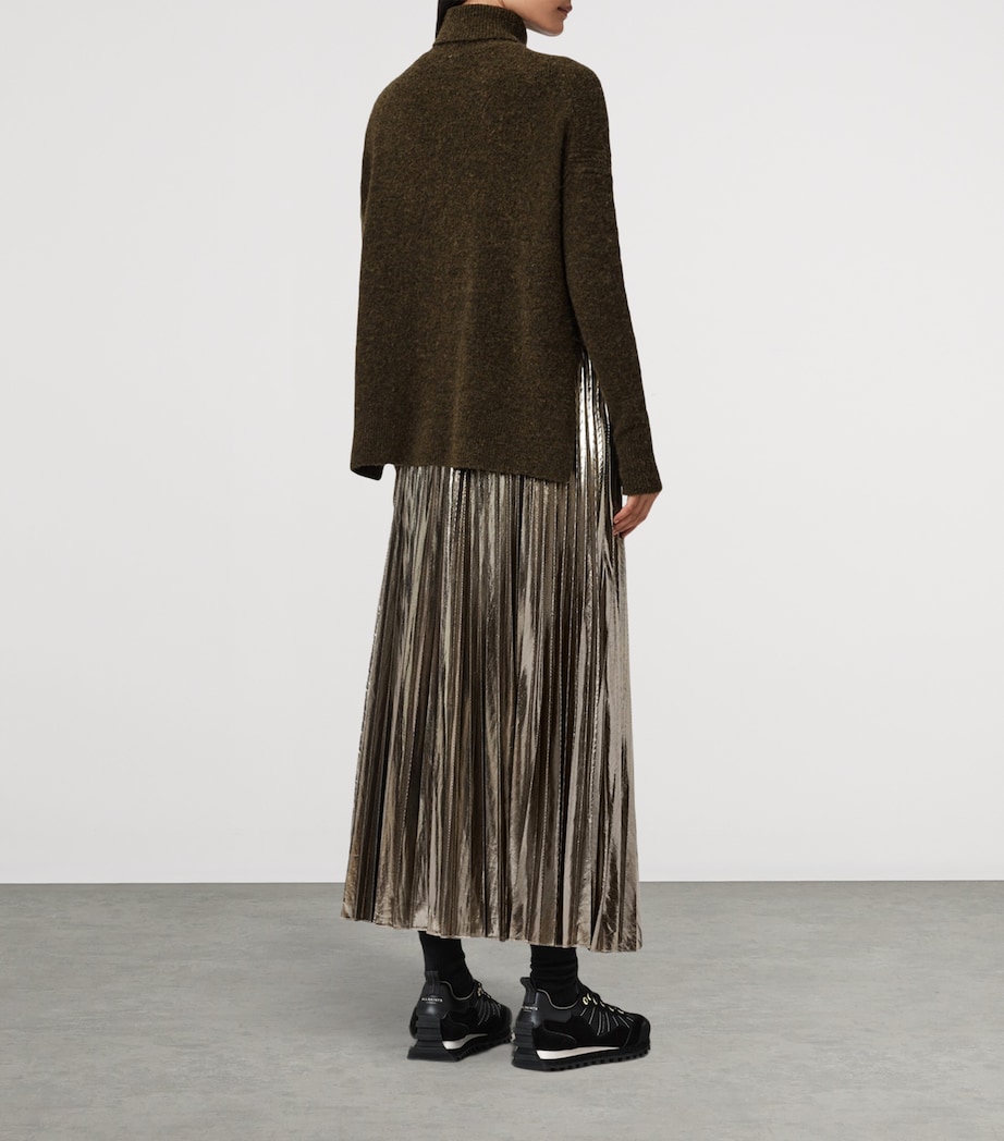 Spark Sweater and Maxi Dress Set BRONZE BROWN Image 6