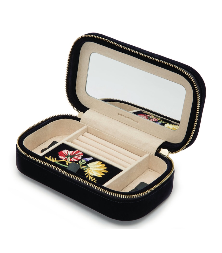 Zoe Travel Jewellery Case INDIGO Image 4