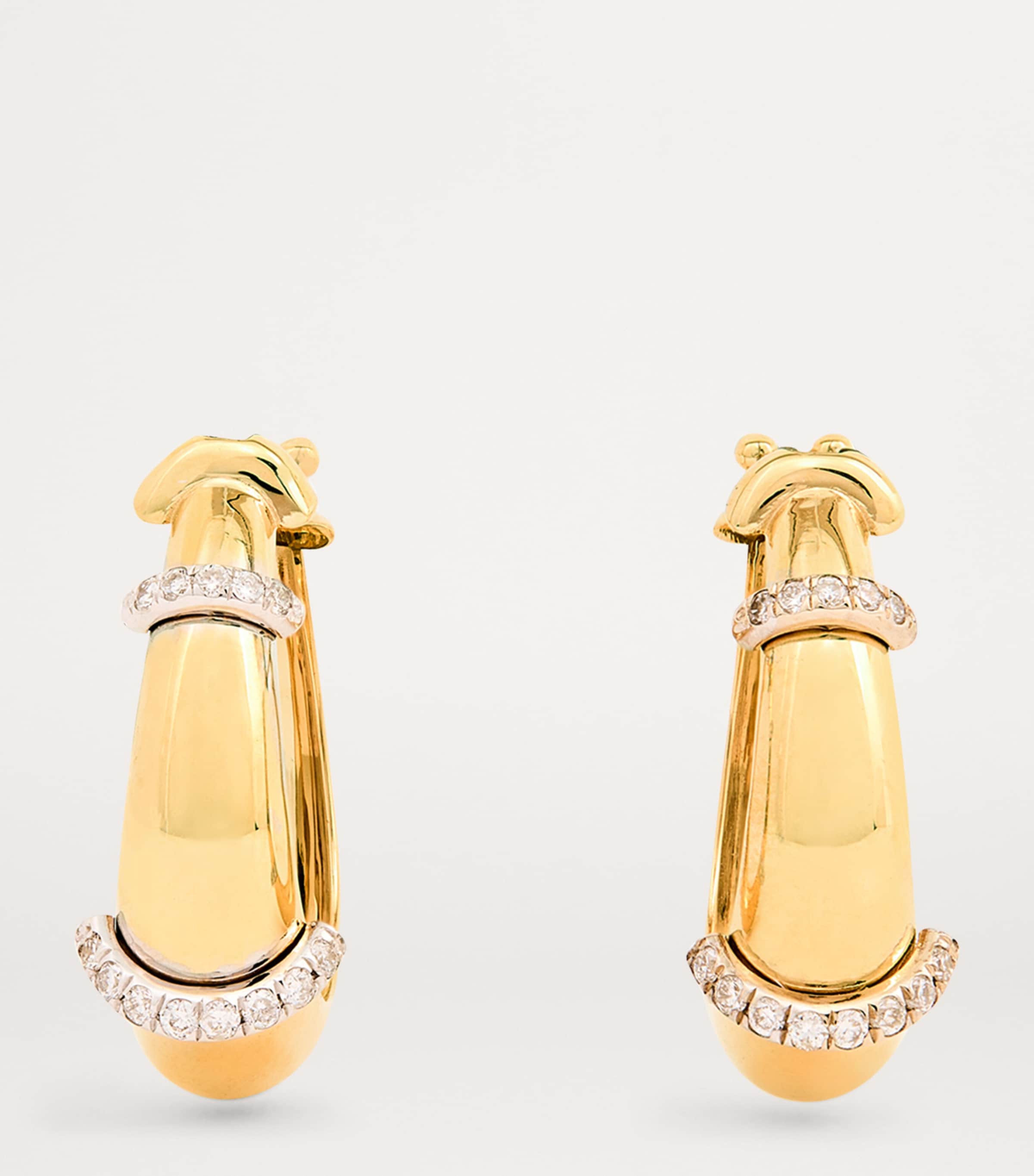 Yellow Gold and Diamond Lot N*91 Bouy Earrings YELLOW GOLD Image 3