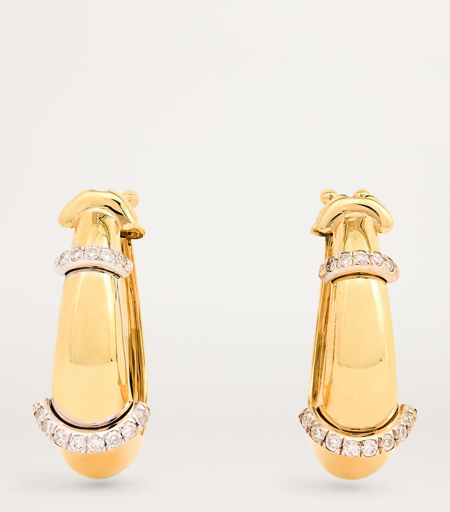 Yellow Gold and Diamond Lot N*91 Bouy Earrings YELLOW GOLD Image 3