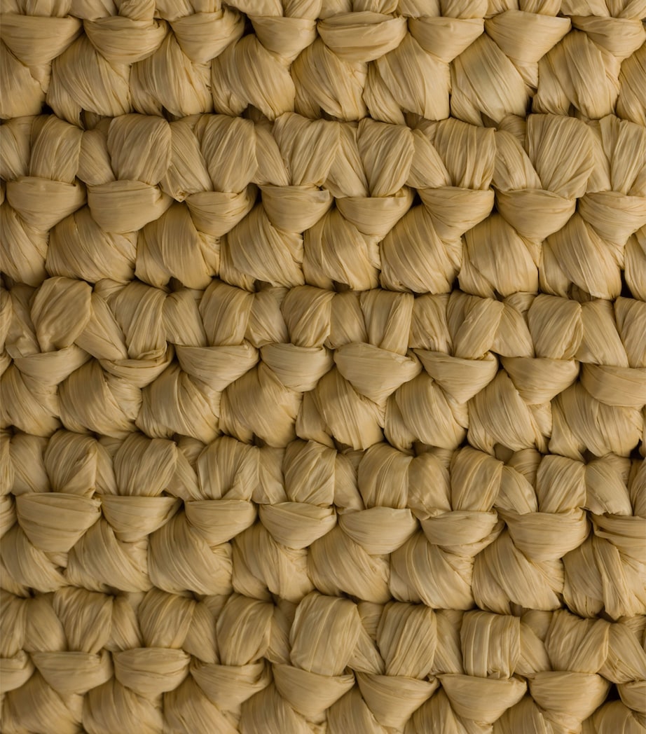 Prada Crochet-Leather Small Arqué Shoulder Bag Neutral Image 9