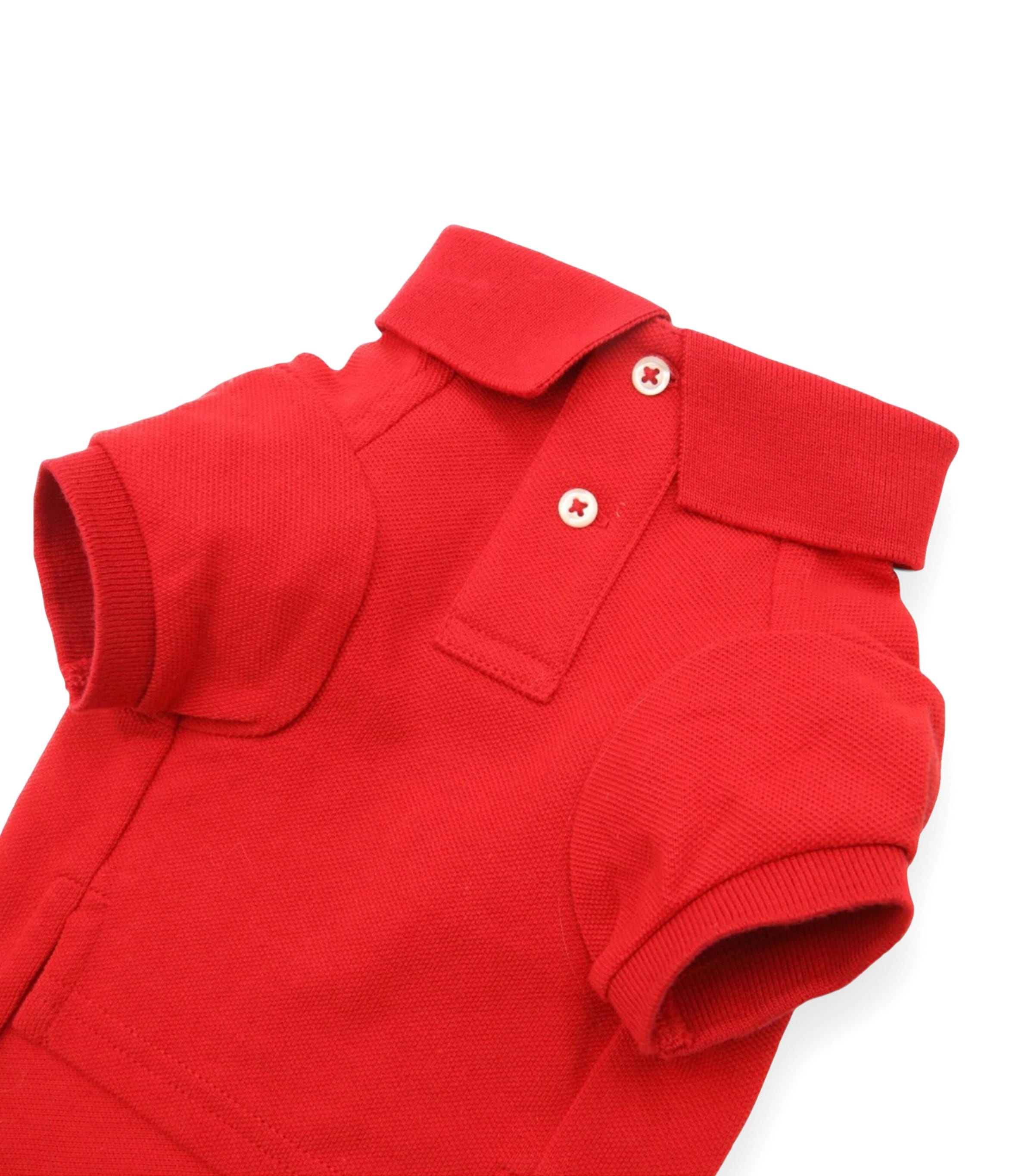 Cotton Polo Bear Dog Shirt (XS) RL2000 RED Image 4