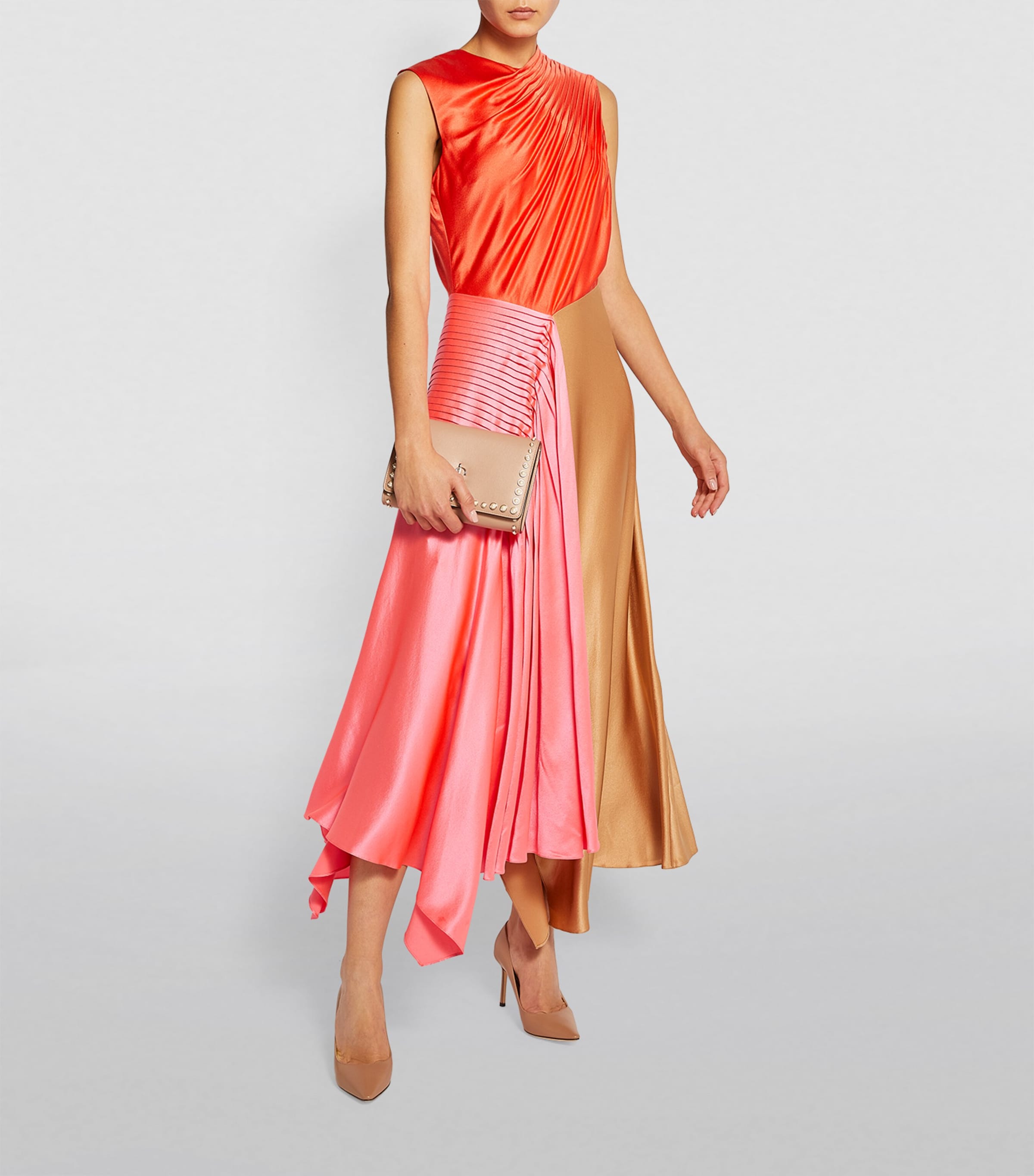 Romy 85 Leather Pumps BALLET PINK Image 4