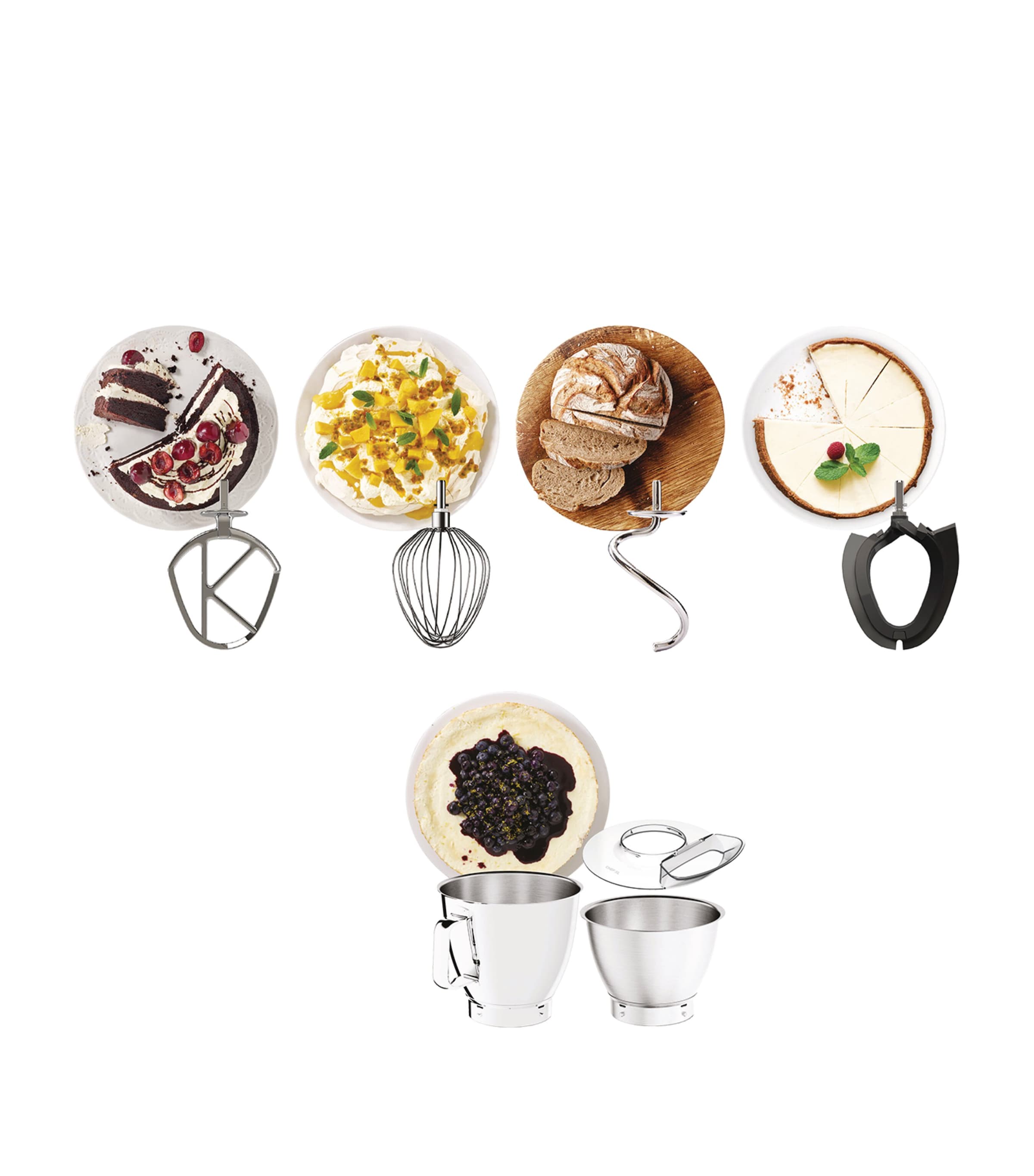 Titanium Chef Baker XL Stand Mixer (7L) SILVER Image 9