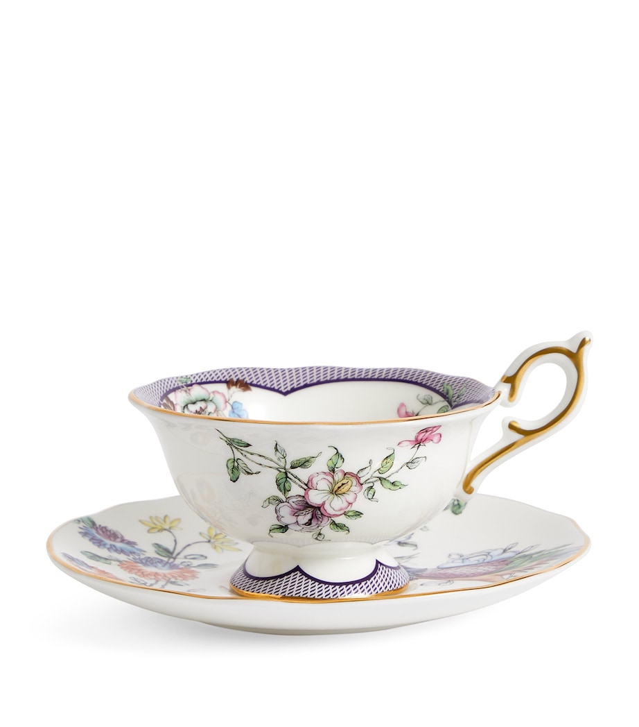 Fortune Teacup and Saucer (150ml) MULTI Image 5