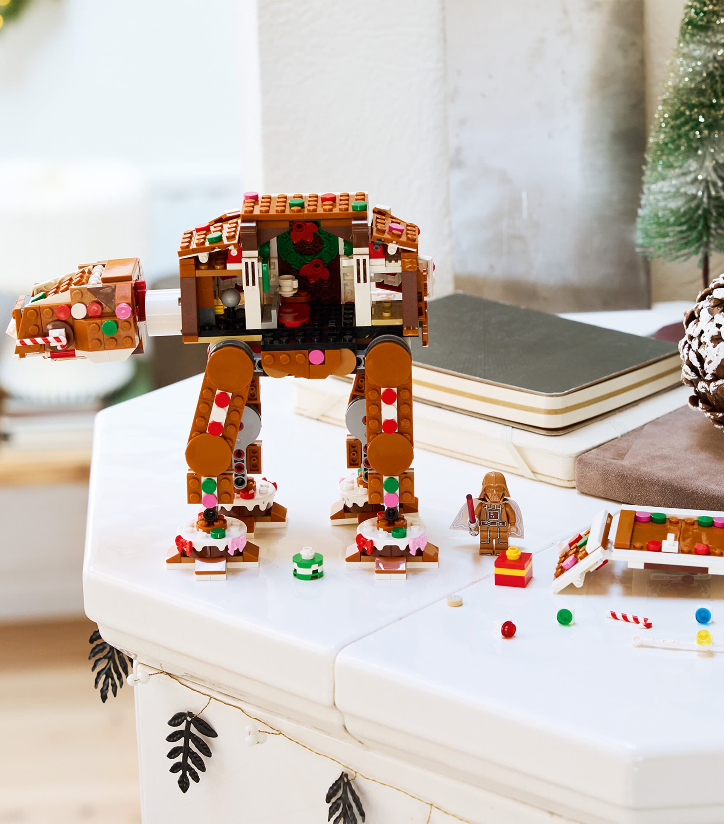 Lego Star Wars Gingerbread AT-AT Walker Building Set 40806 Image 3