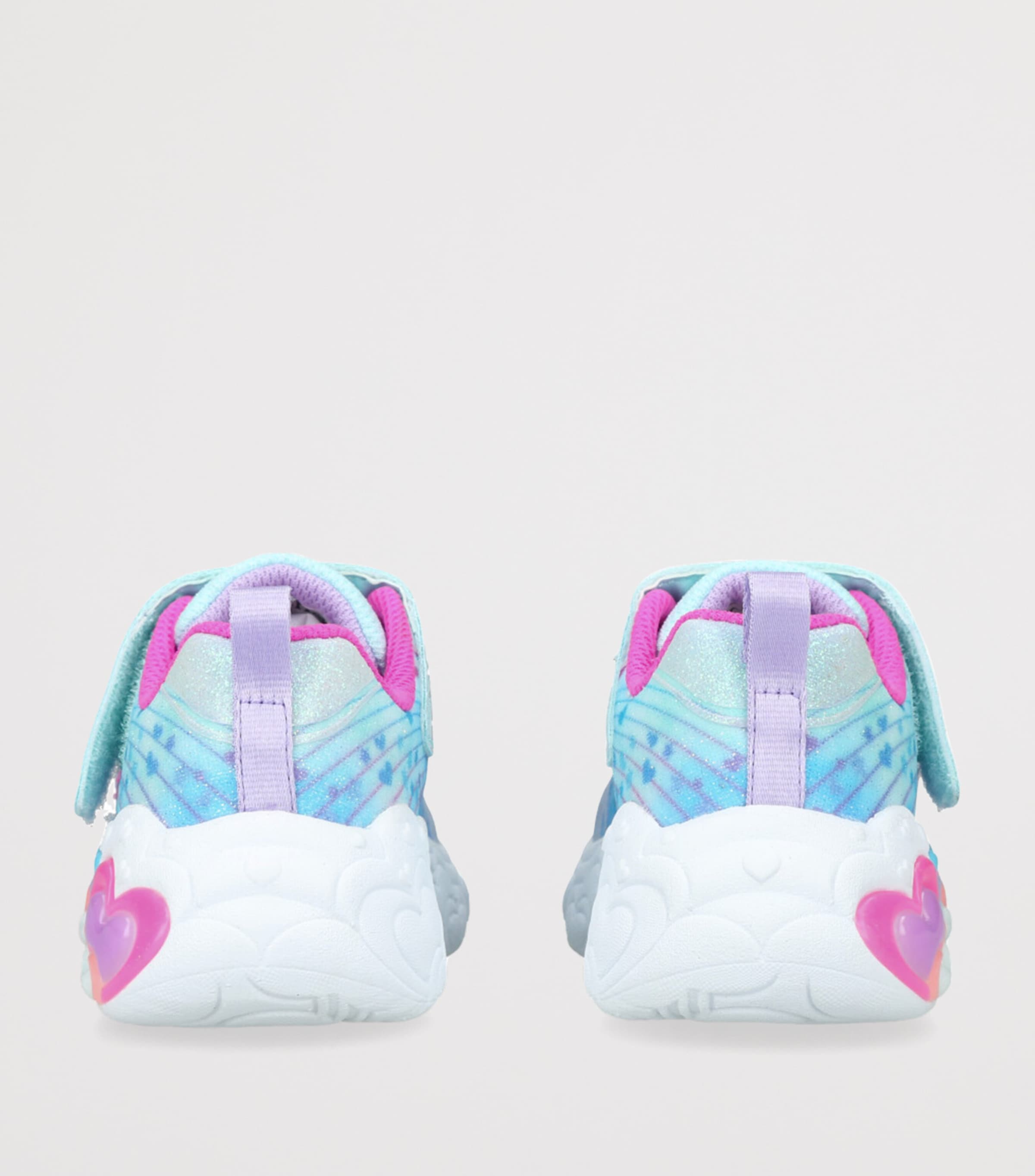 Skechers Eternal Heart Lights Sneakers Pale Blue Image 2