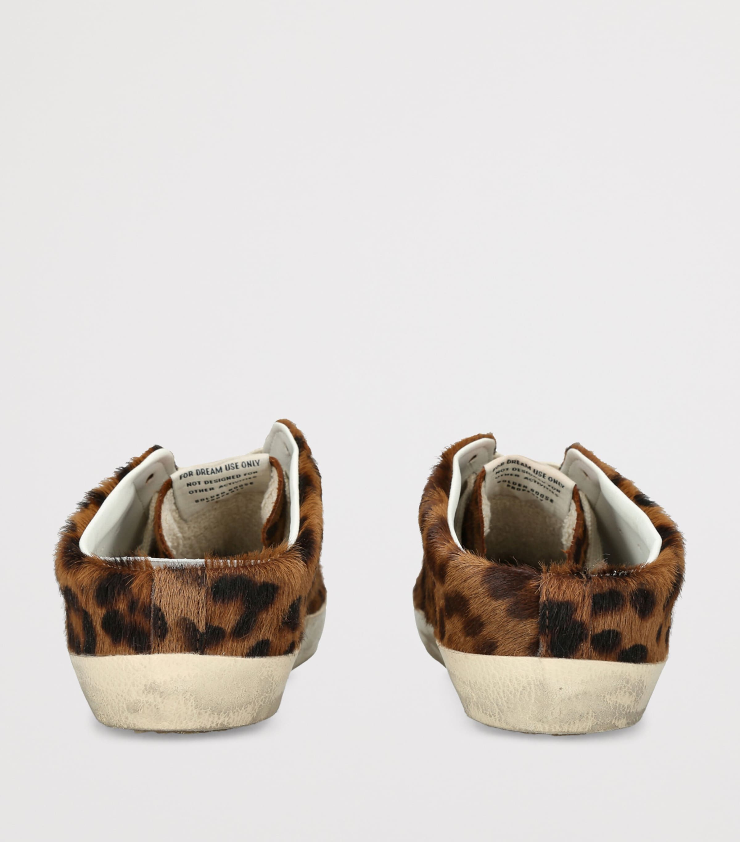 Golden Goose Leopard-Print Super-Star Sabot Sneakers Dk.brn Com Image 4