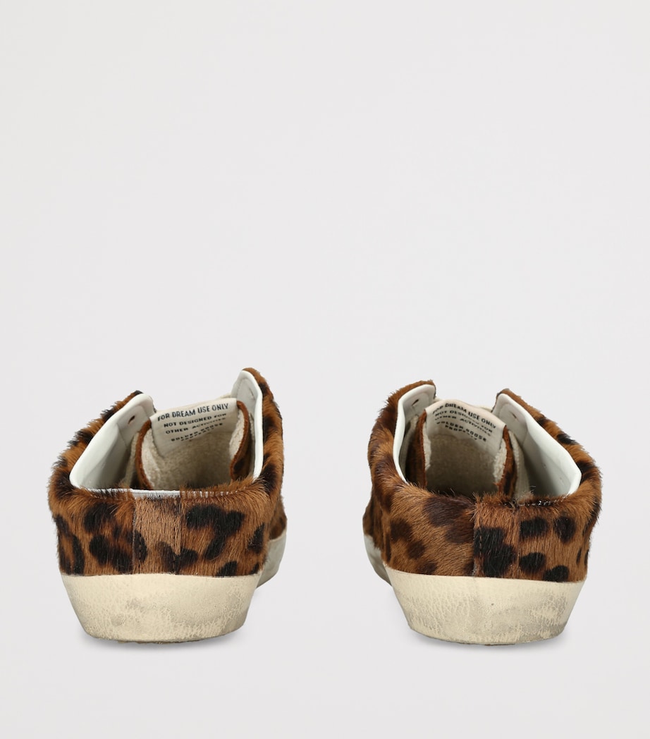 Golden Goose Leopard-Print Super-Star Sabot Sneakers Dk.brn Com Image 4