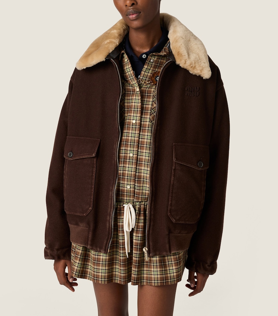 Fleece Plaid Shirt F0C59 Image 5